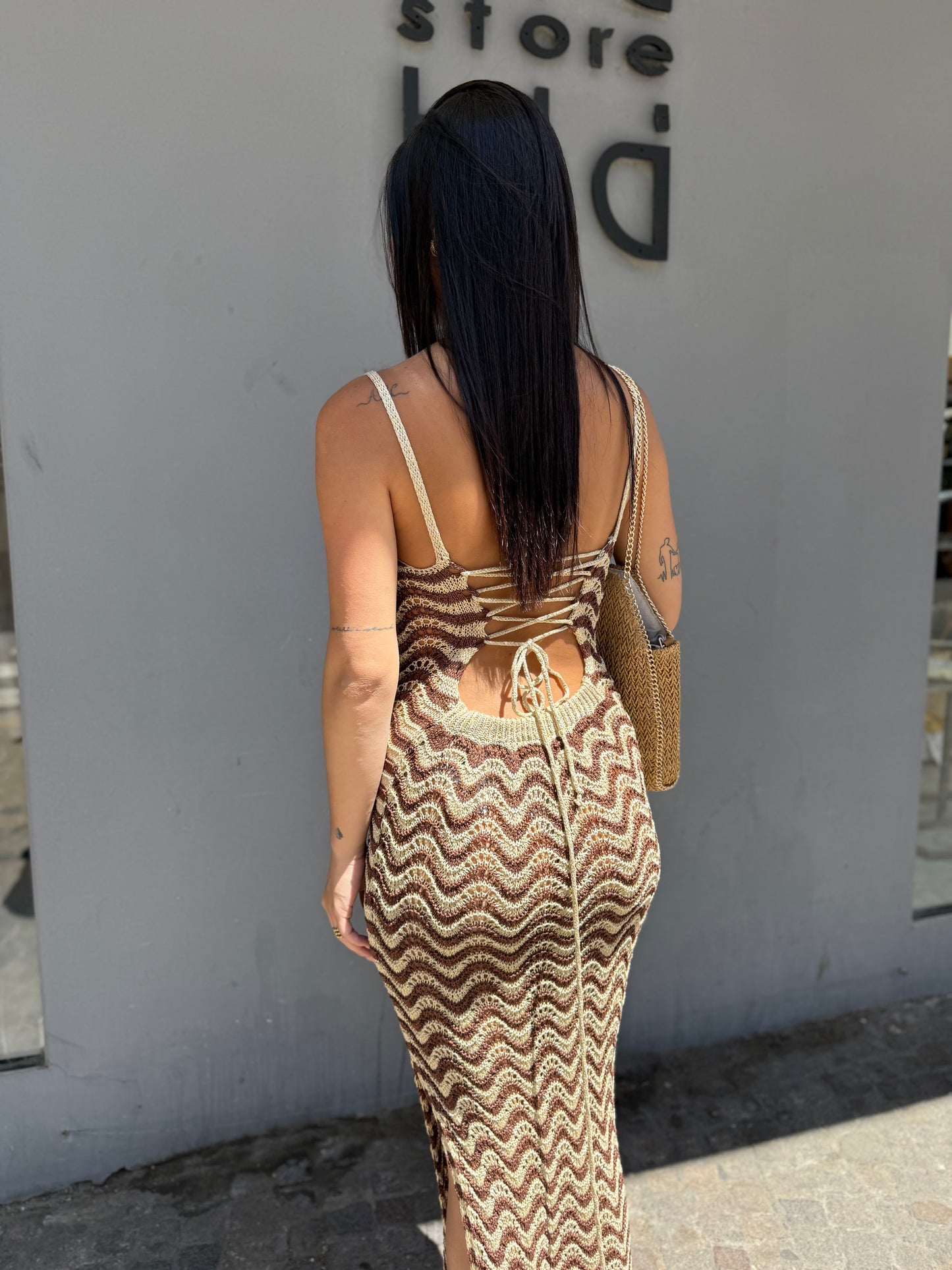 victor long dress filo lurex