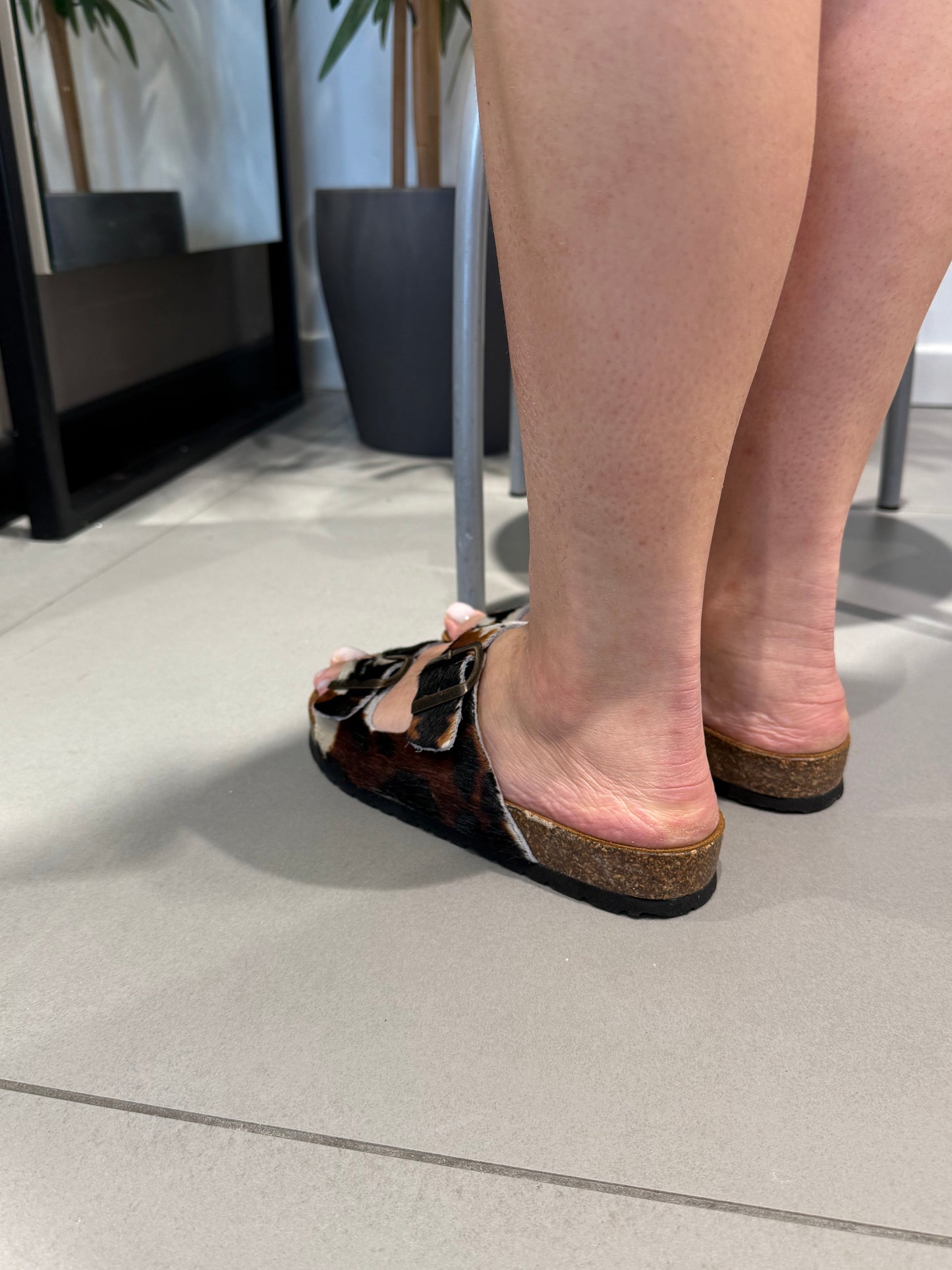 caveglia sandalo doppia fibbia