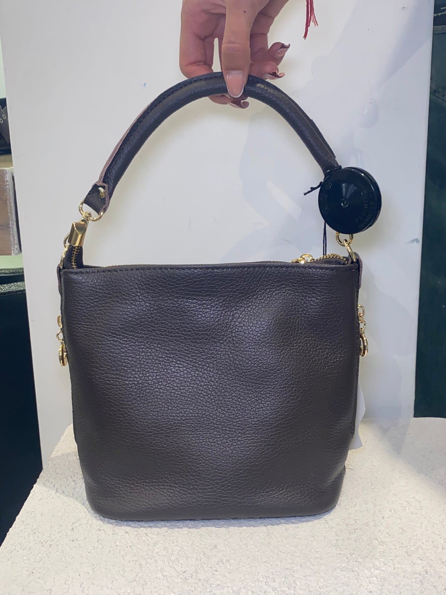 good vibes borsa zip laterali