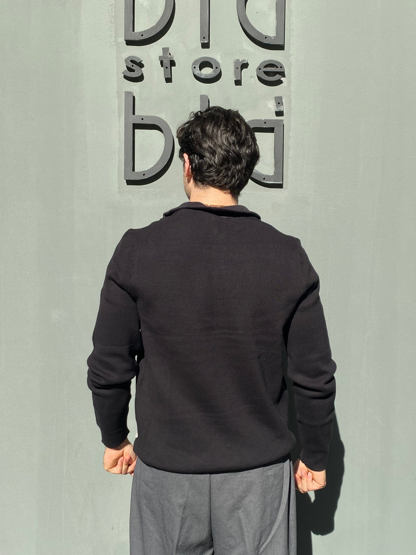 only&sons pull zip mezzo collo