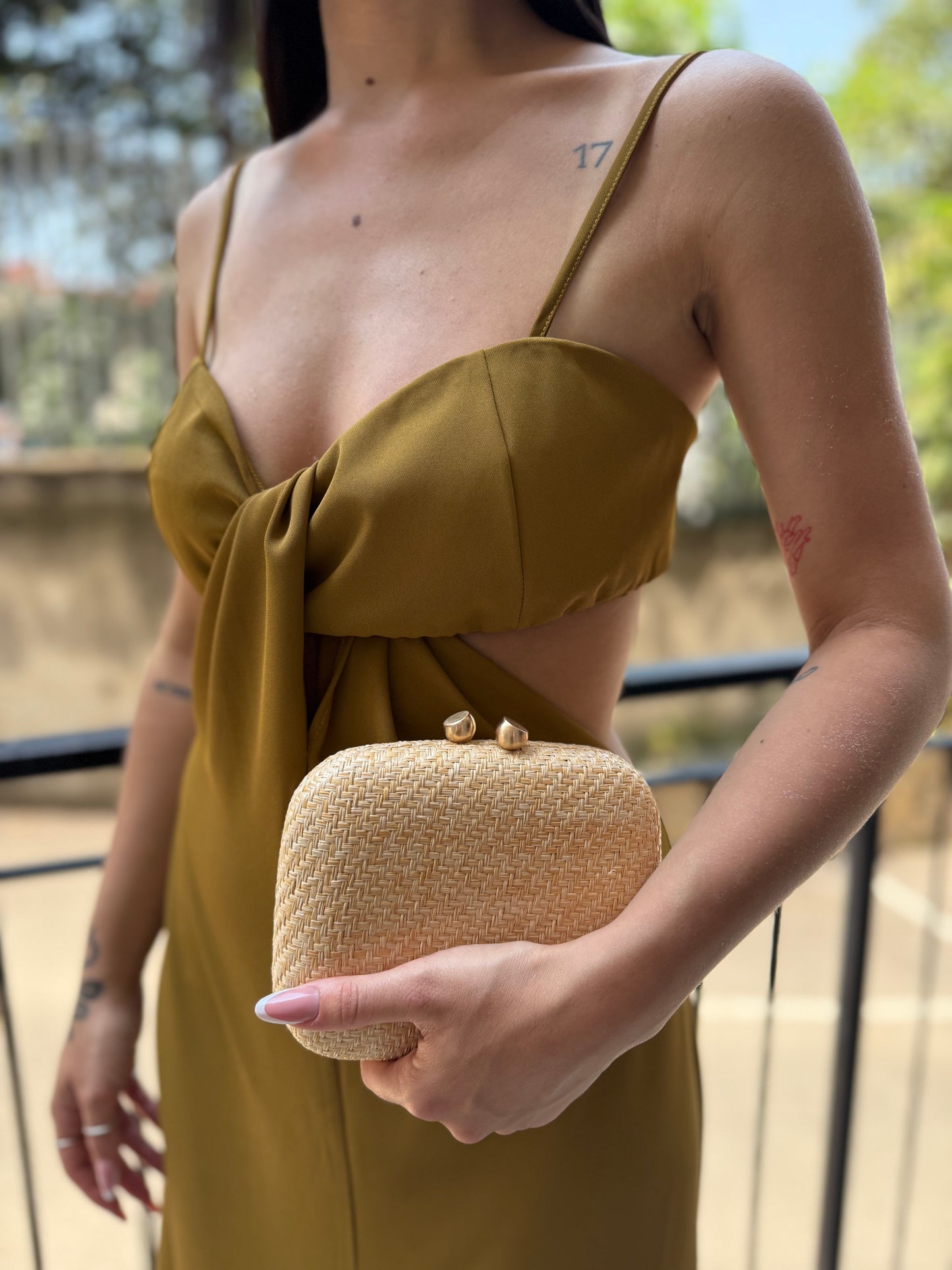 lumina long dress cut out