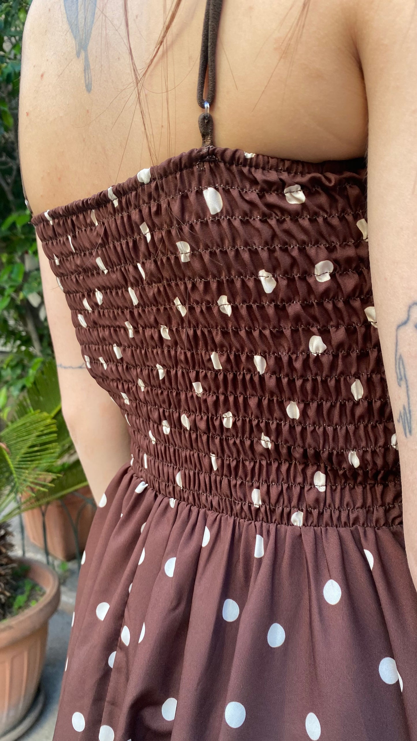 luna mini dress pois coppe