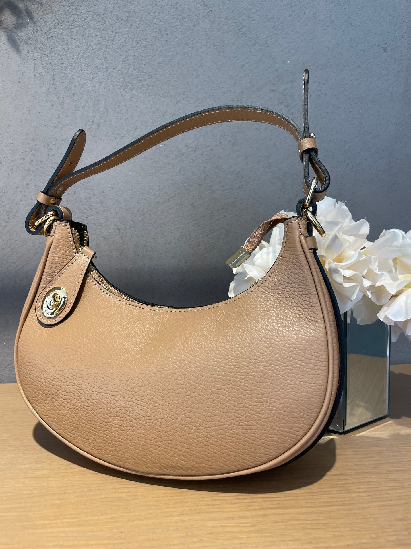 good vibes bag mezza luna gioiello