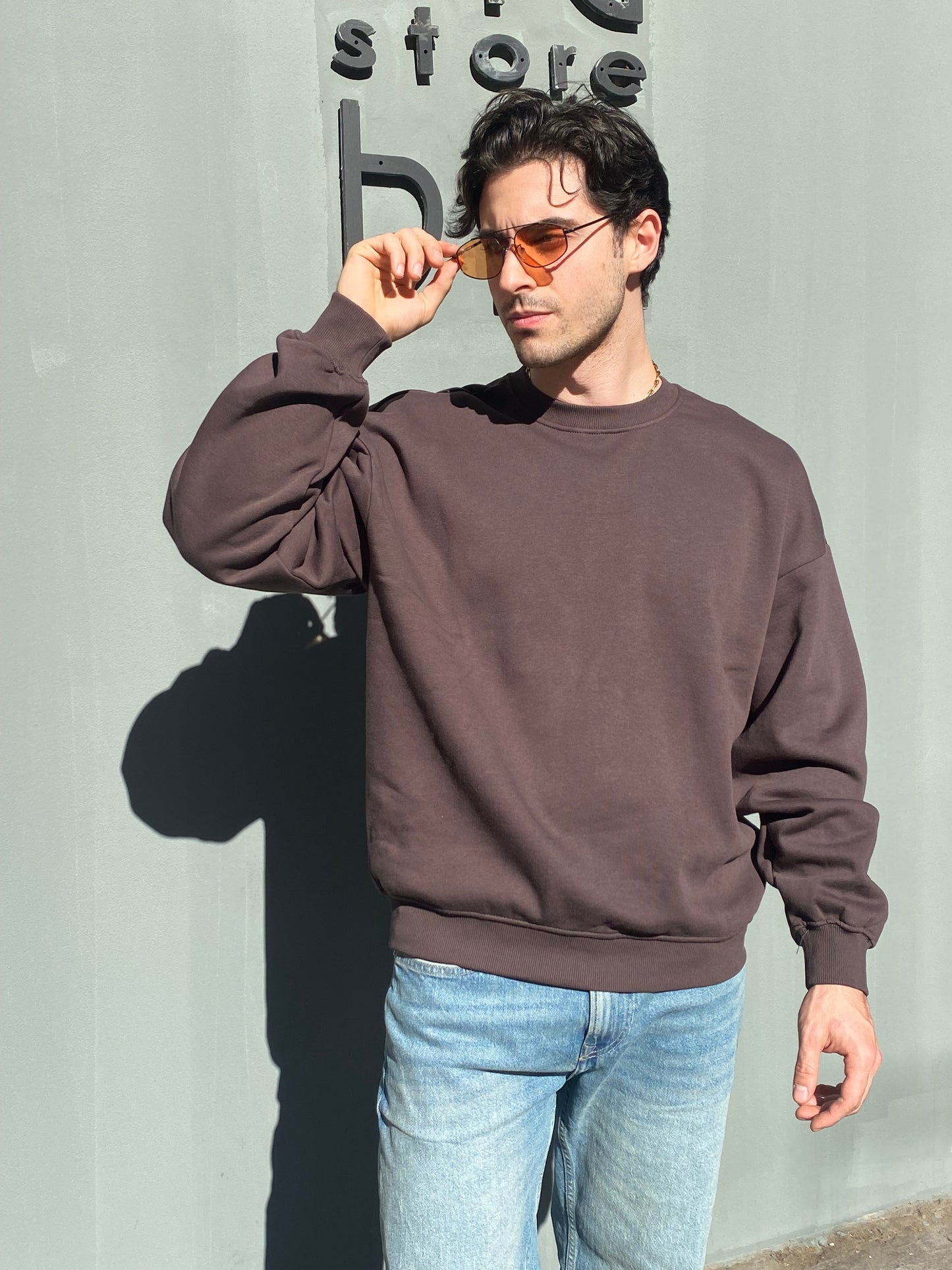 only&sons felpa girocollo