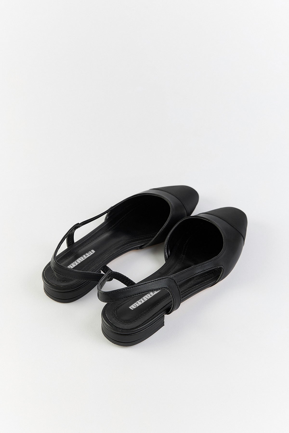 lutvelizade sling back punta tessuto