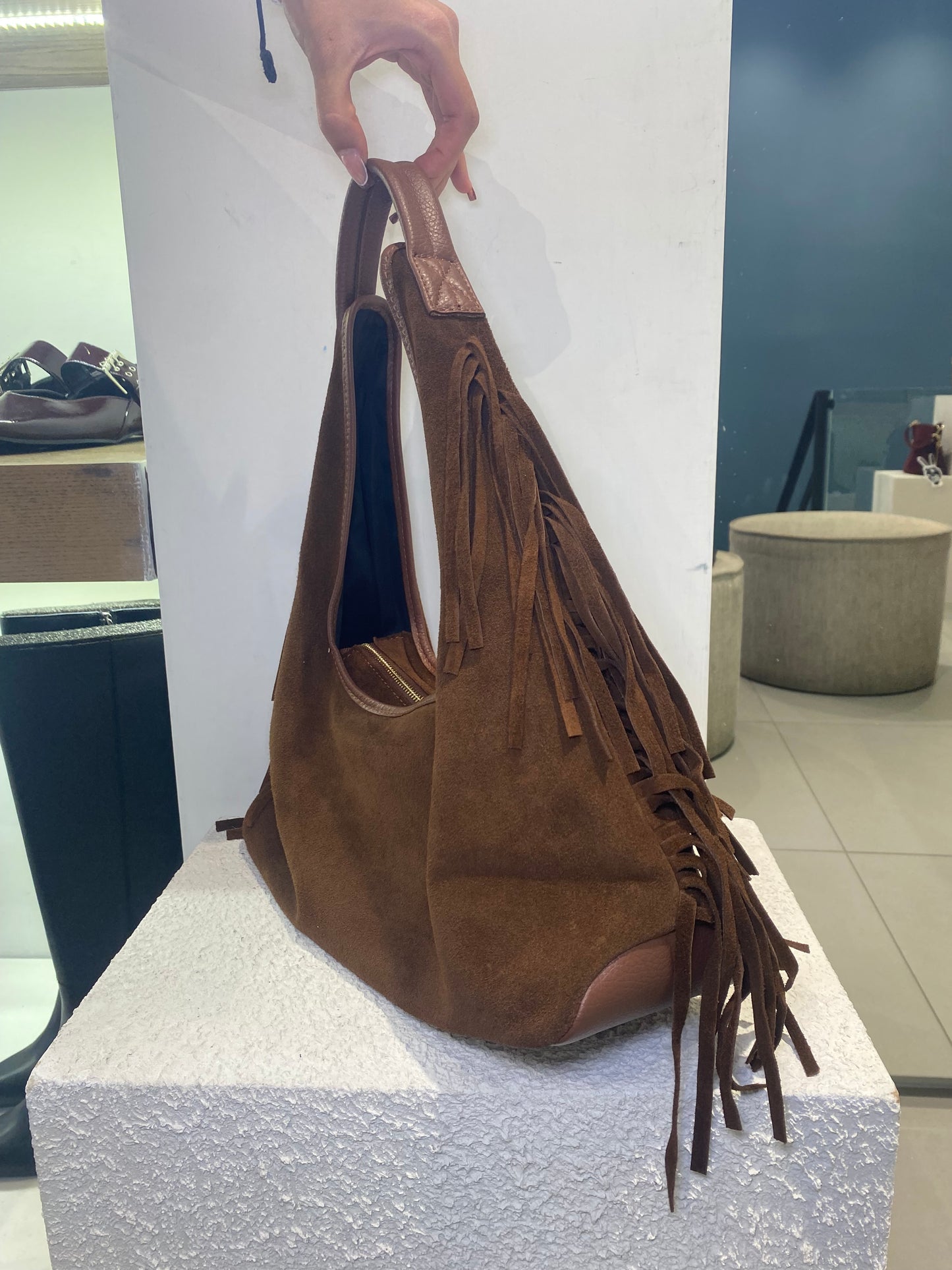 good vibes borsa frange