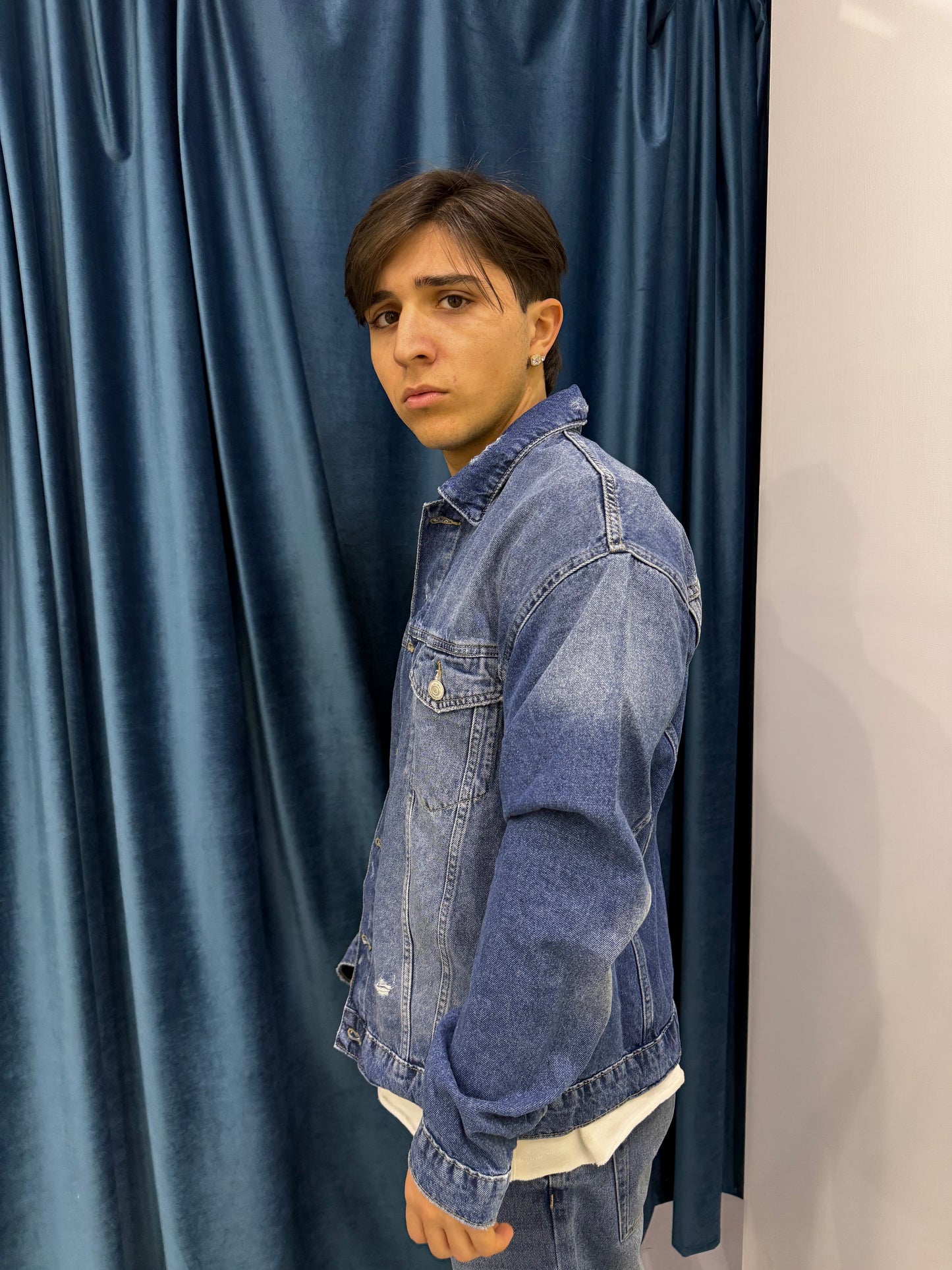 only & sons jacket jeans con bottoni