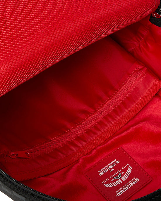 sprayground silver side drip black
