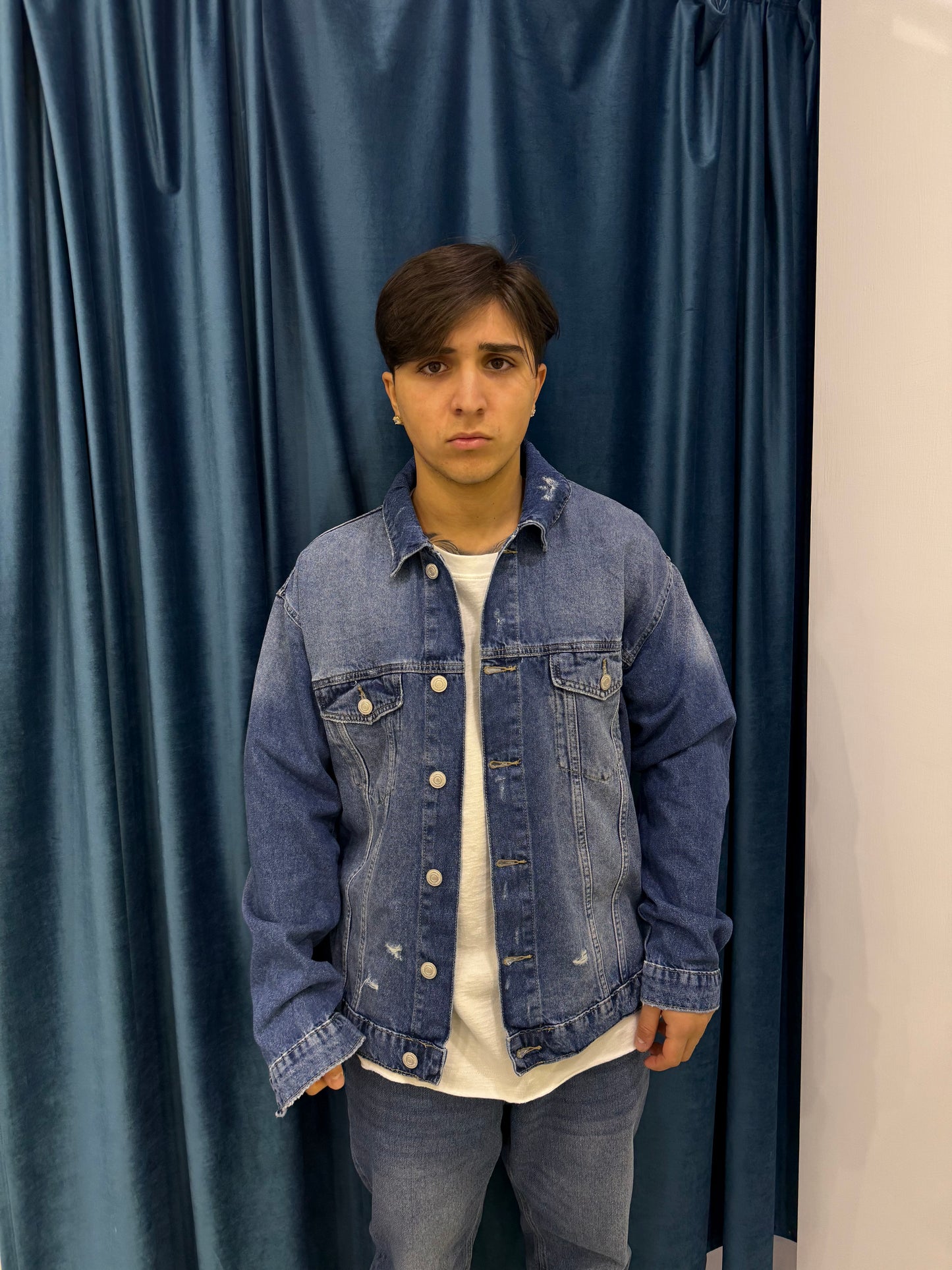 only & sons jacket jeans con bottoni