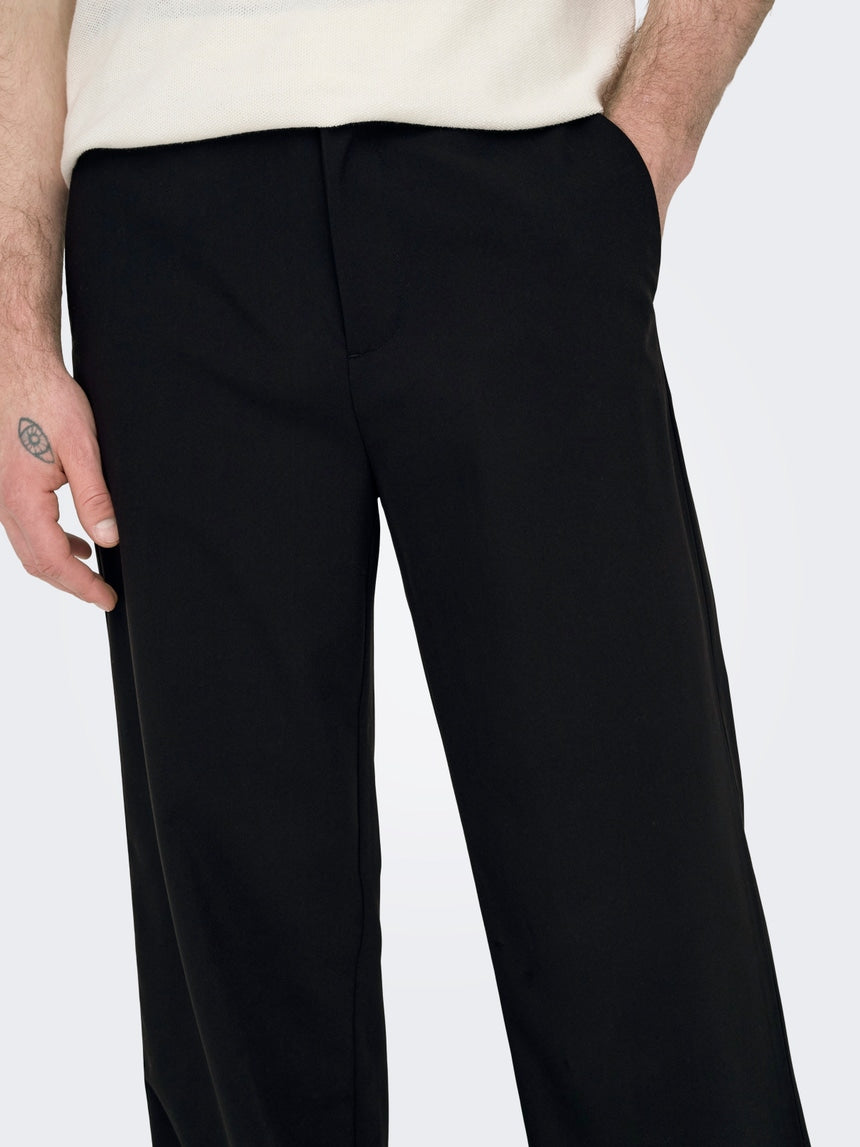 only & sons pantalone gamba larga