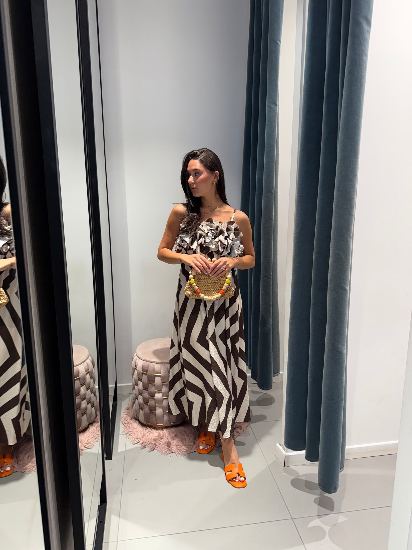 vicbee long dress rush seno