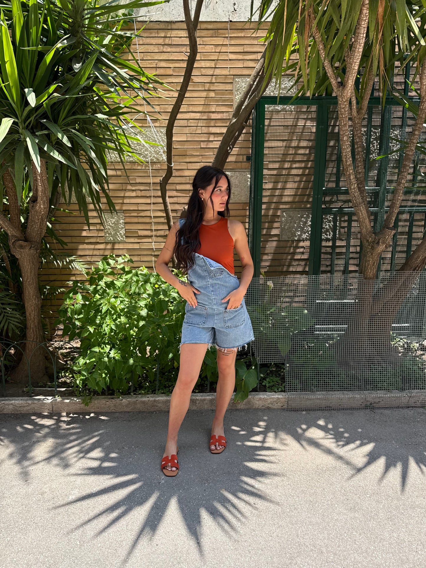 luna salopet denim