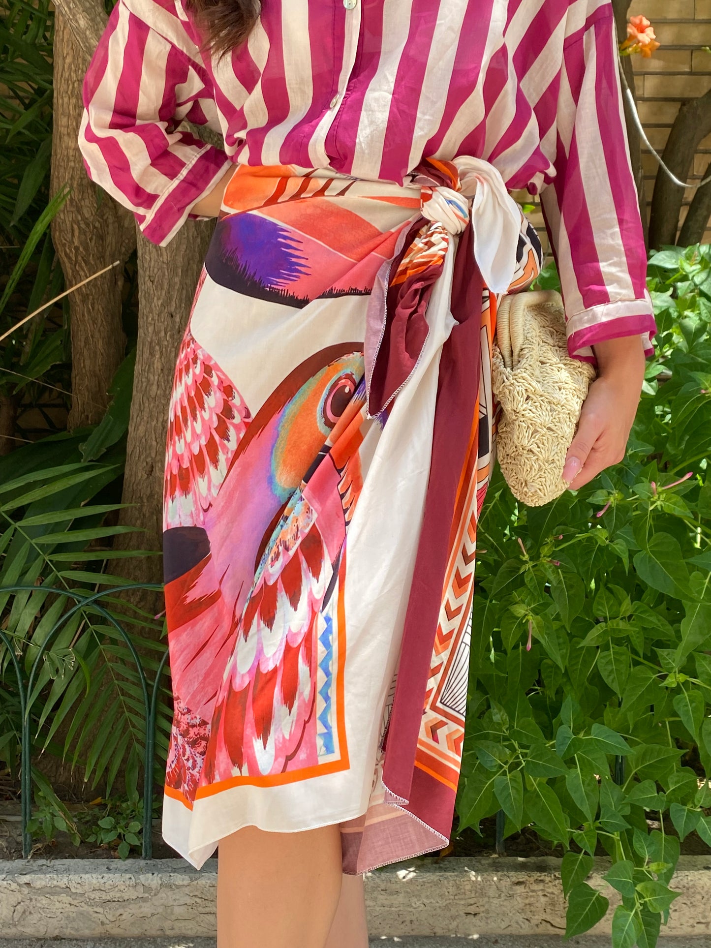 isabel pareo midi fantasy viscosa
