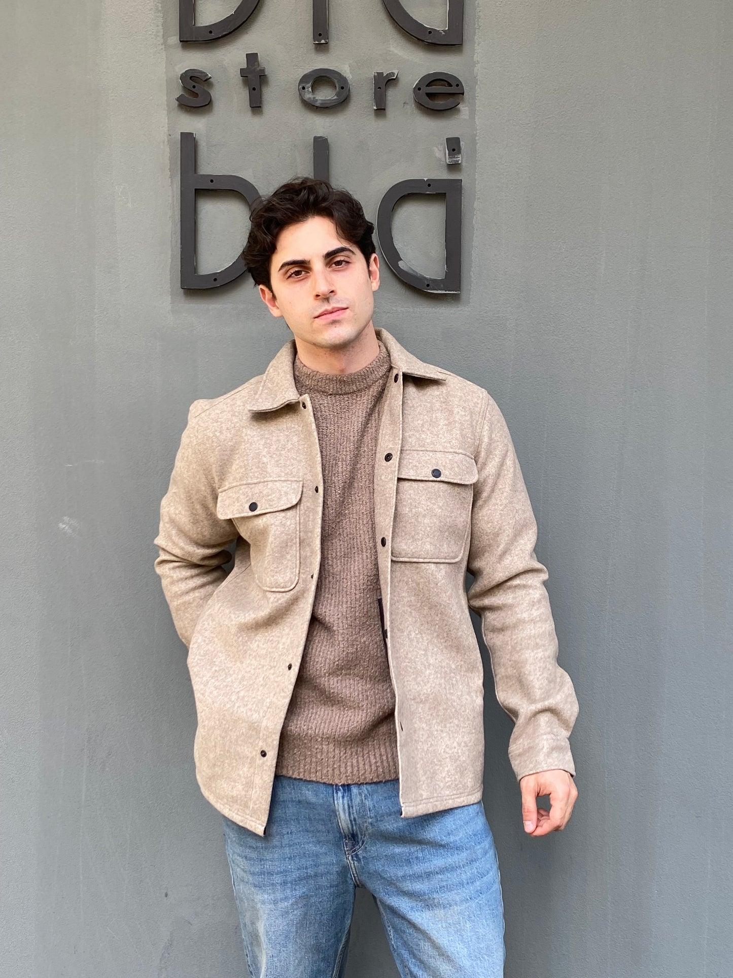 only&sons jacket panno tasche