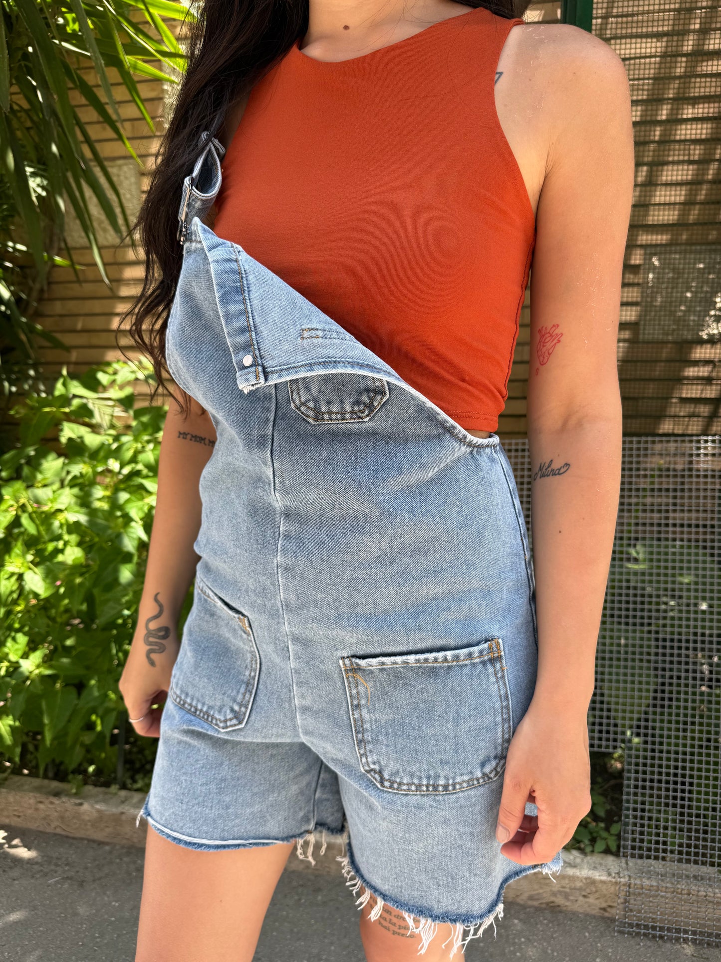 luna salopet denim