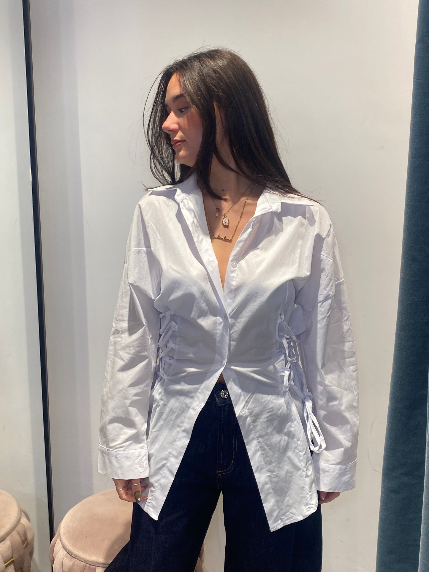 cor01 camicia popelin lacci