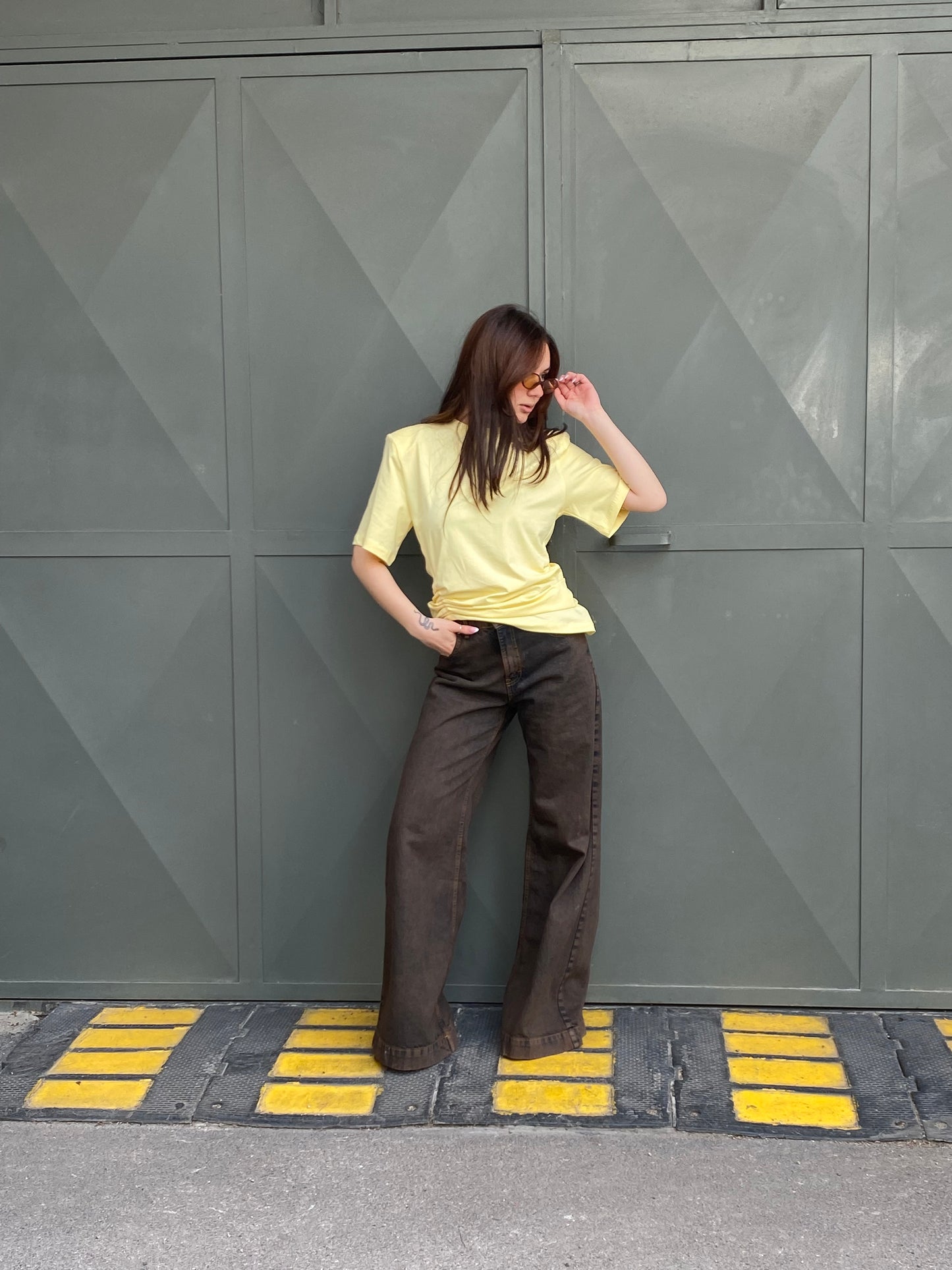 egg jeans gamba larga