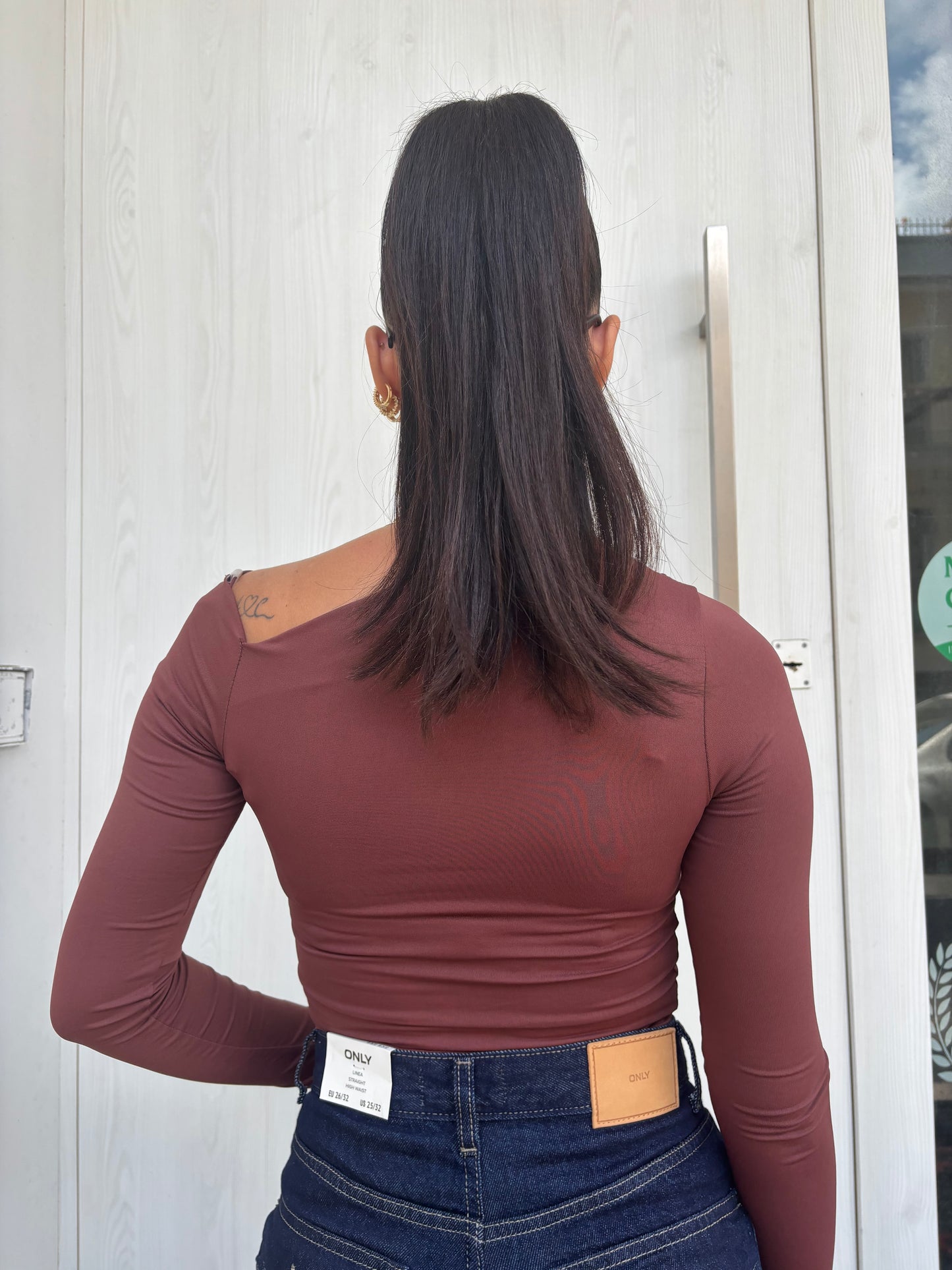 victot maglia scollo trasversale