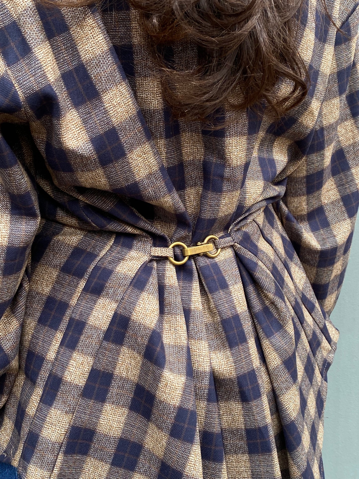 lumina camicia check ciappa retro