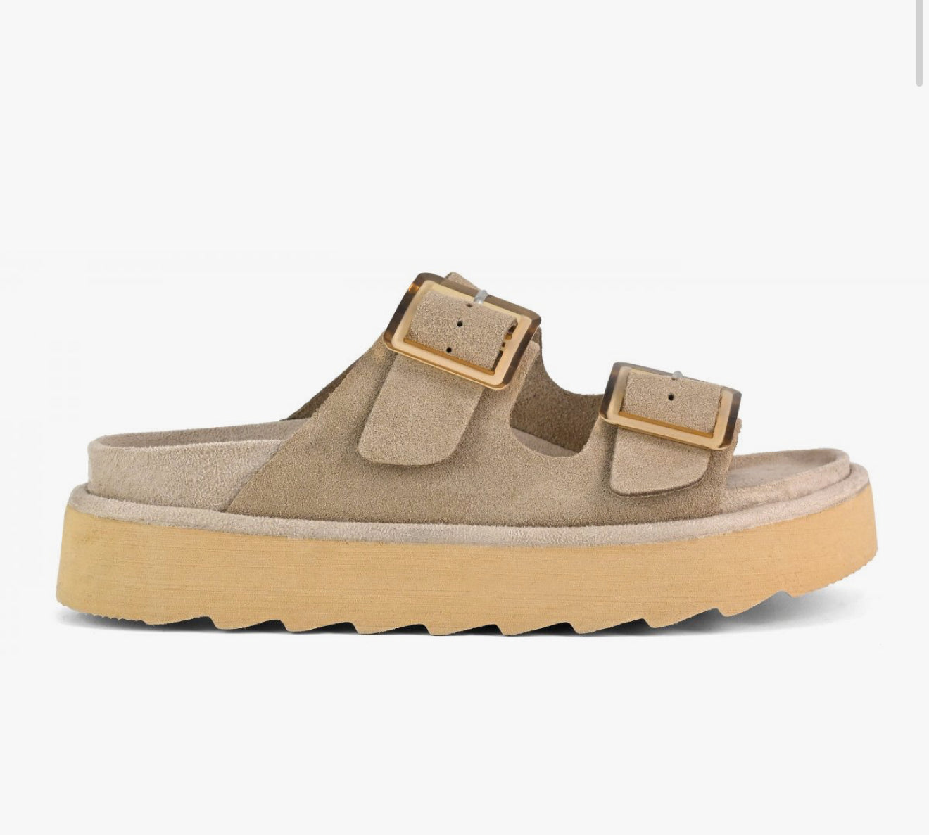 colors sandalo platform in pelle