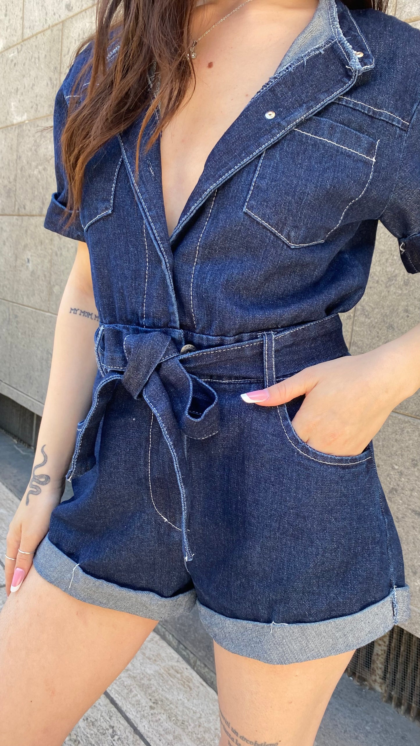 bellamica tuta denim