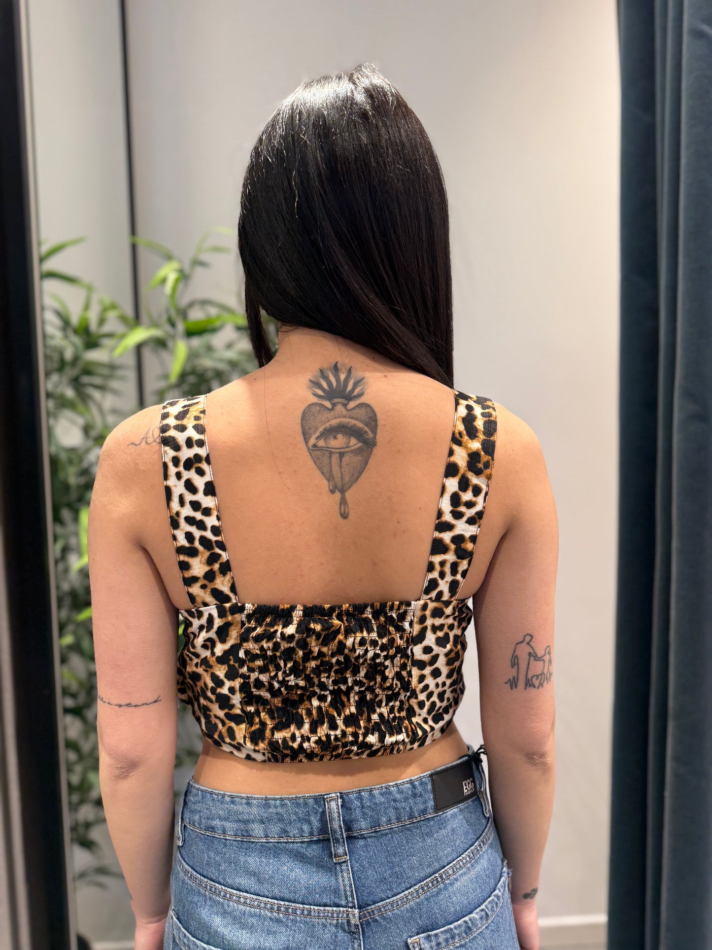 glamorous top crop fiocco