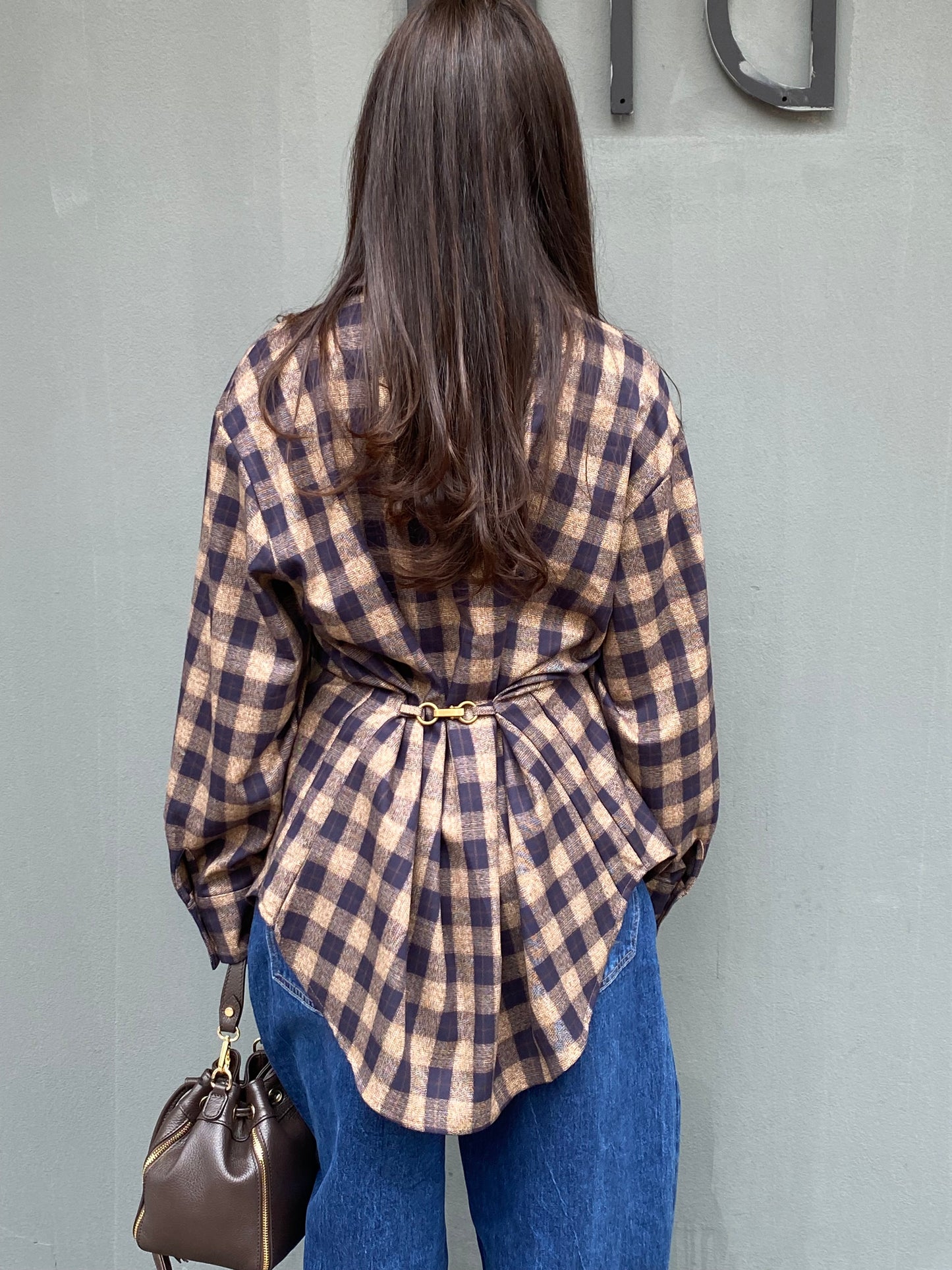 lumina camicia check ciappa retro