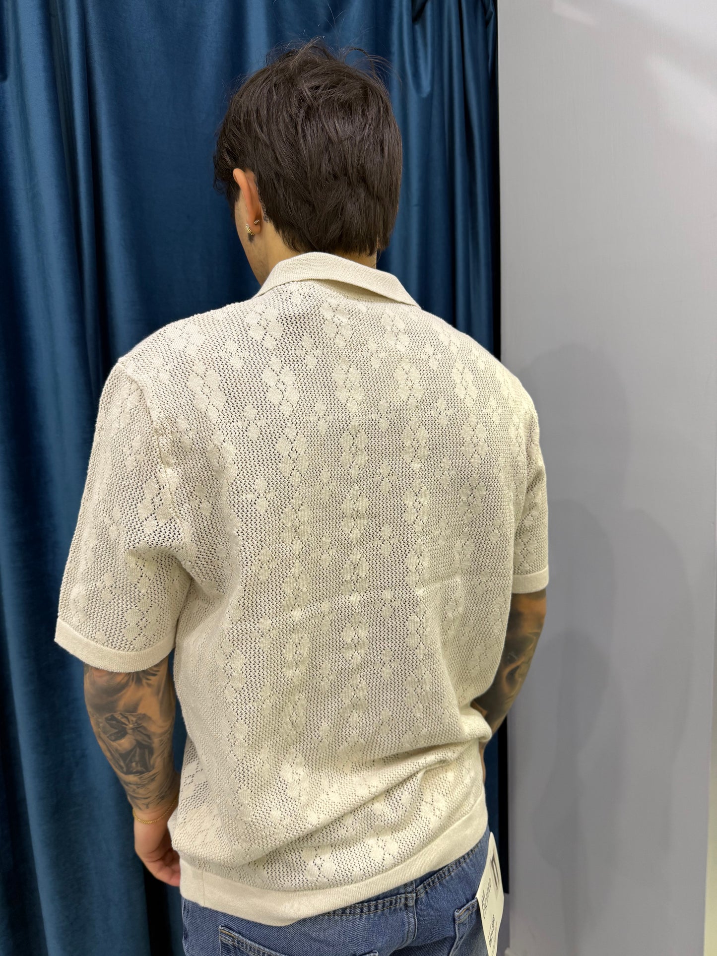 only & sons polo traforata + bottoni