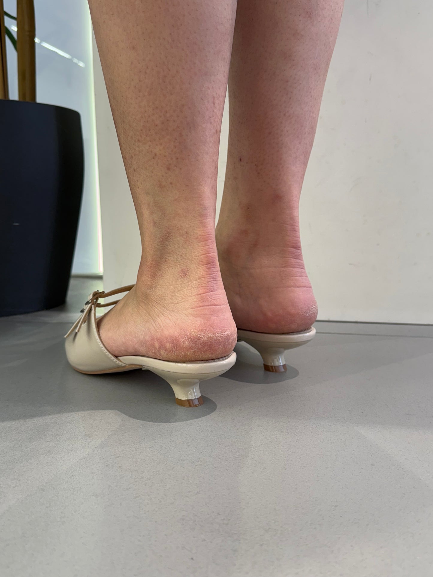 gold ballerina scalzata fascette