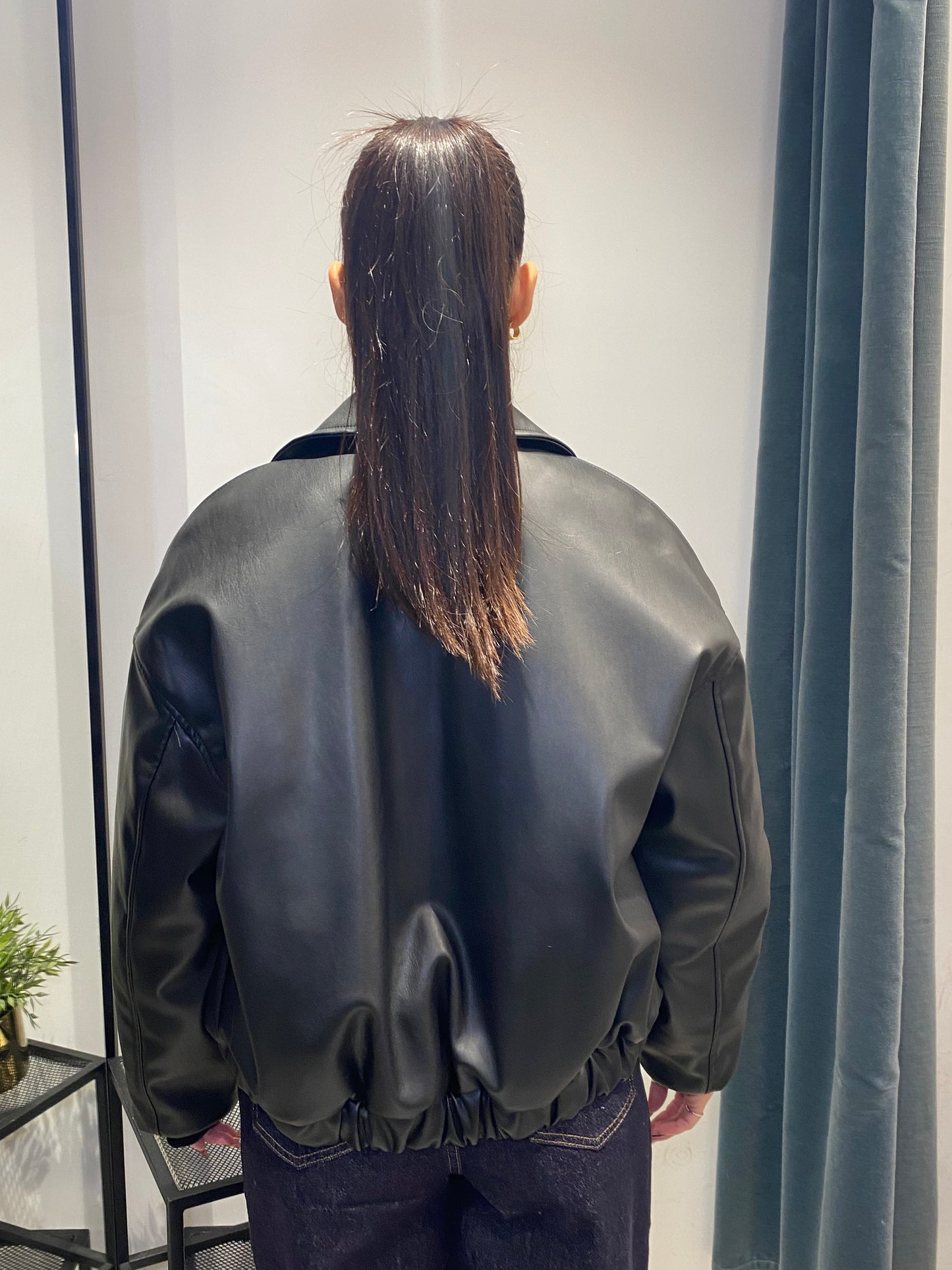 isabel bomber ecopelle collo