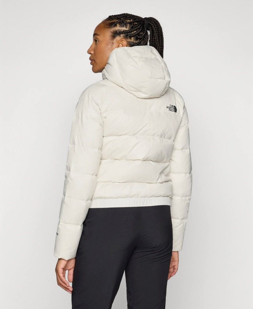 tnf w hyalite down hoodie