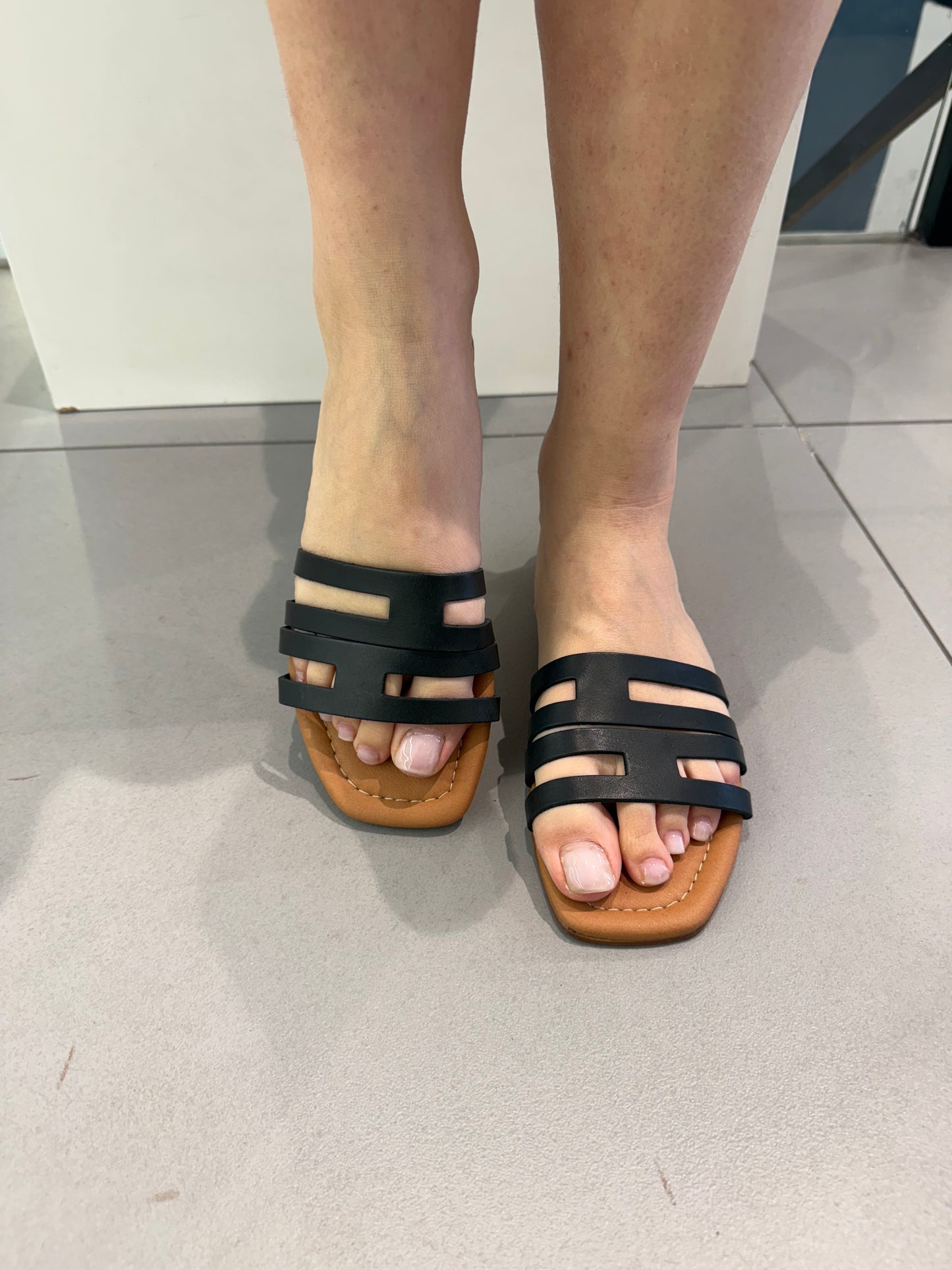 283 sandalo doppia fascia