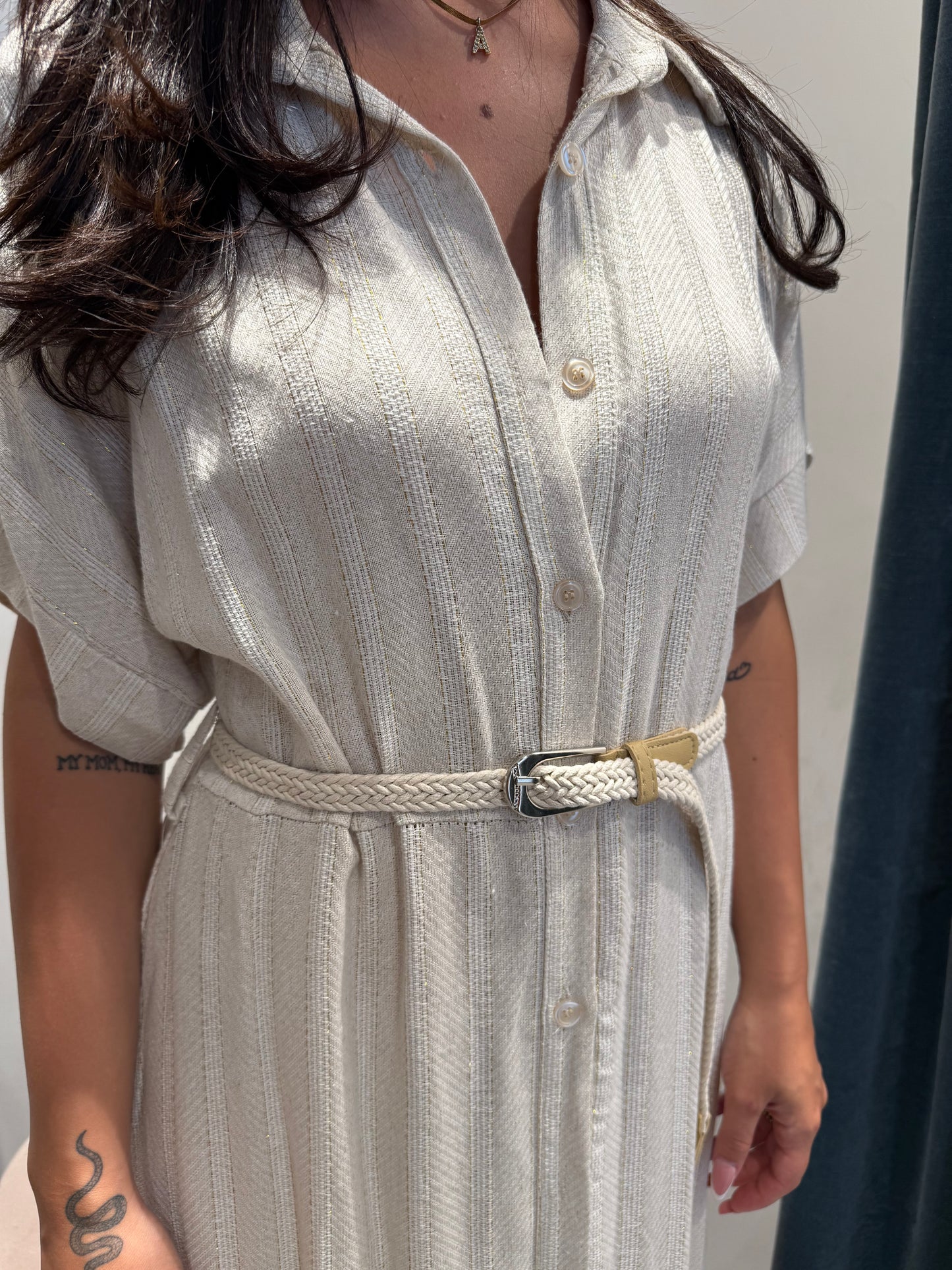 vicbee abito chamisier filo lurex