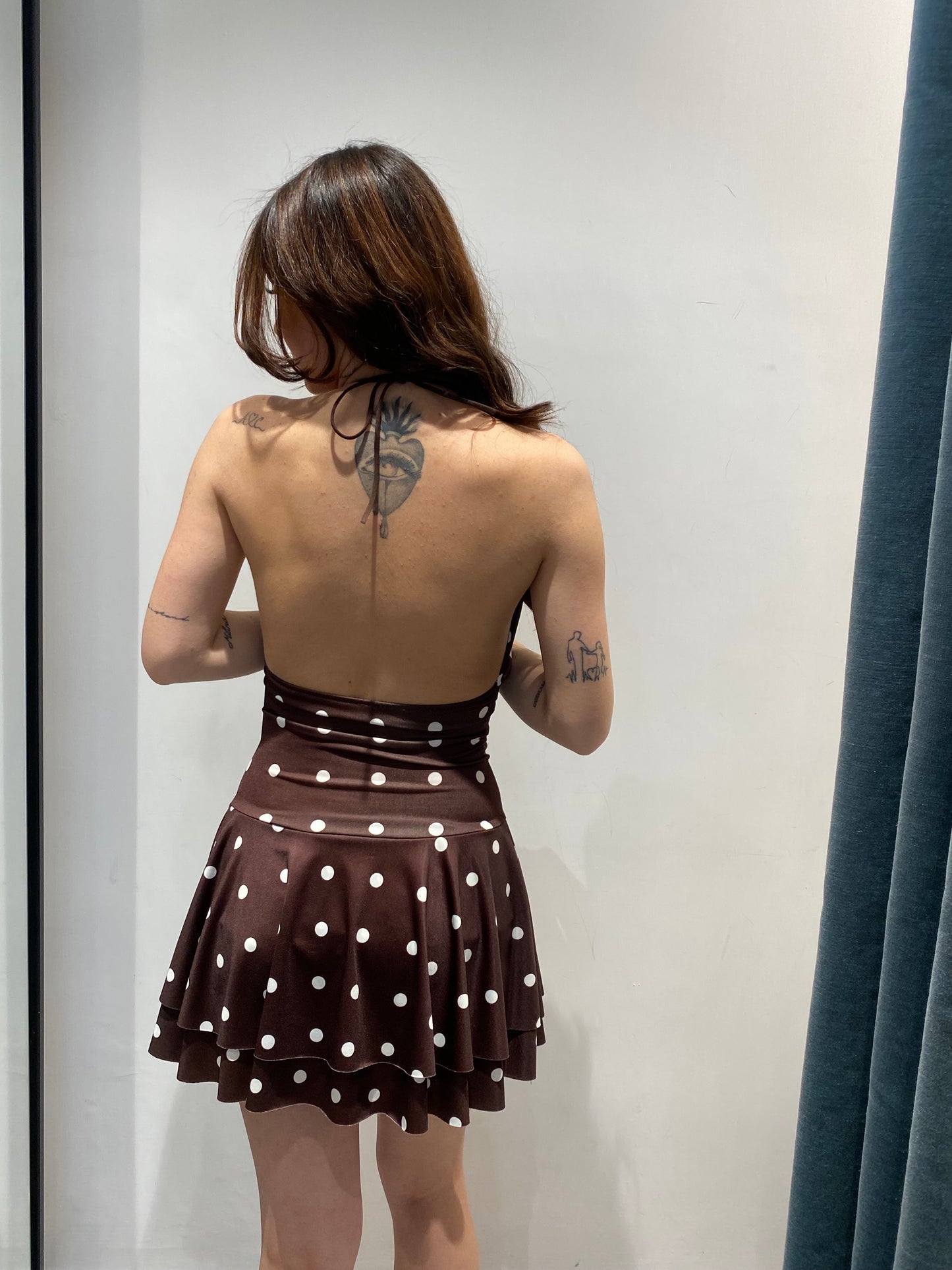 luna mini dress pois arriccio