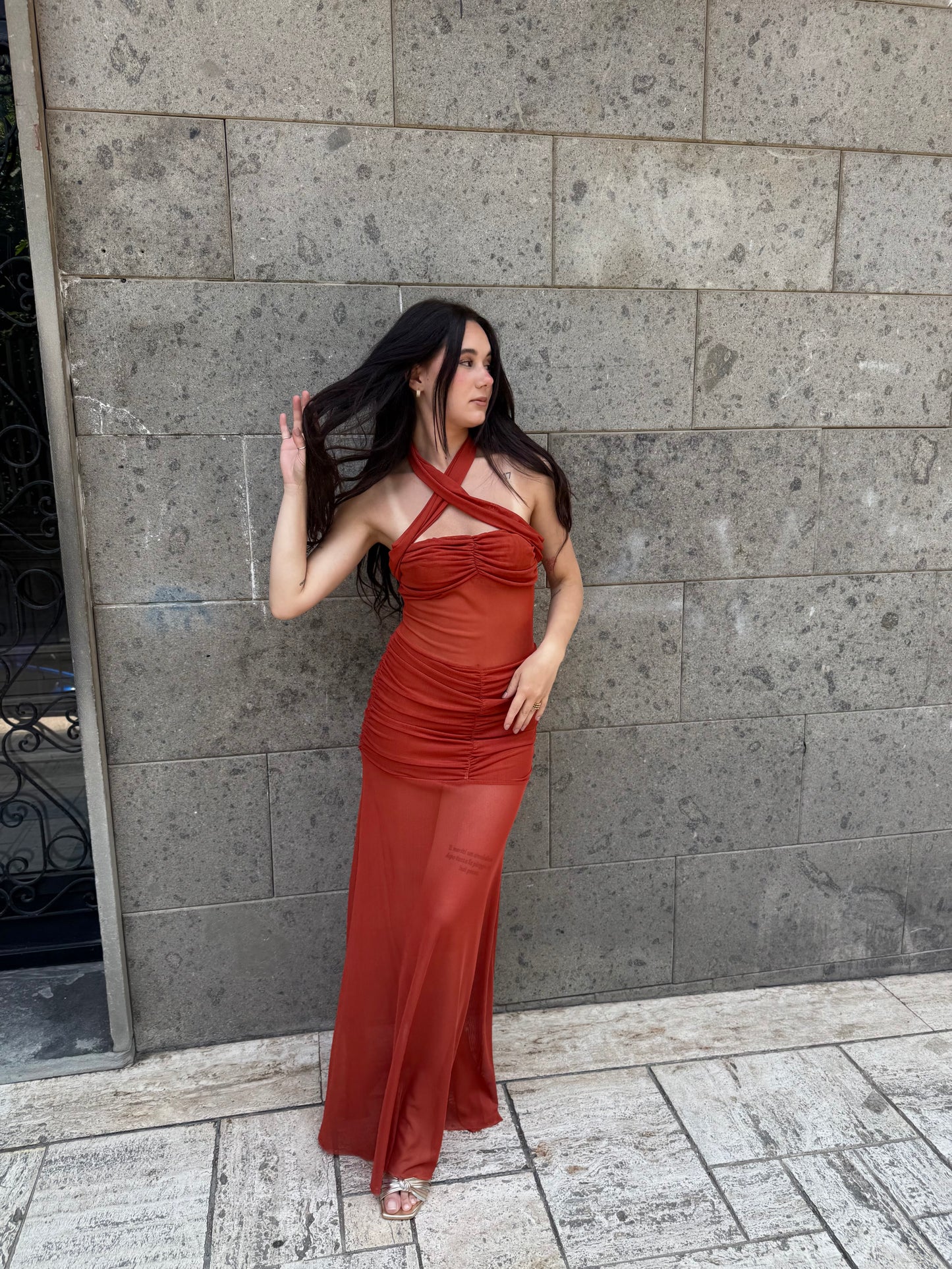 lumina long dress velo