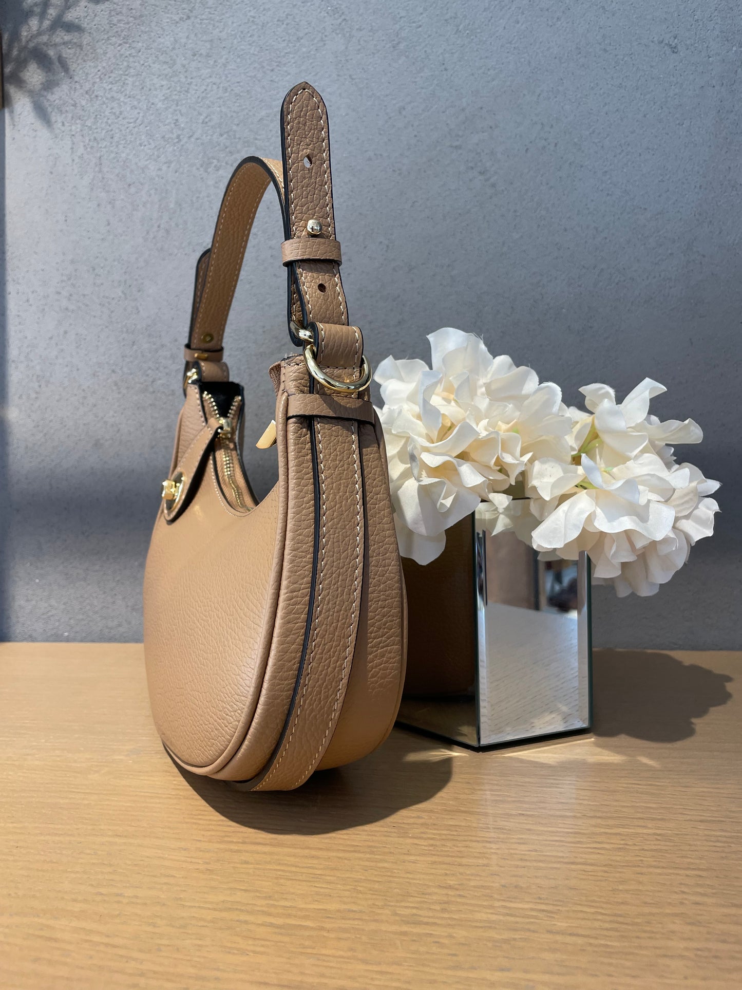 good vibes bag mezza luna gioiello