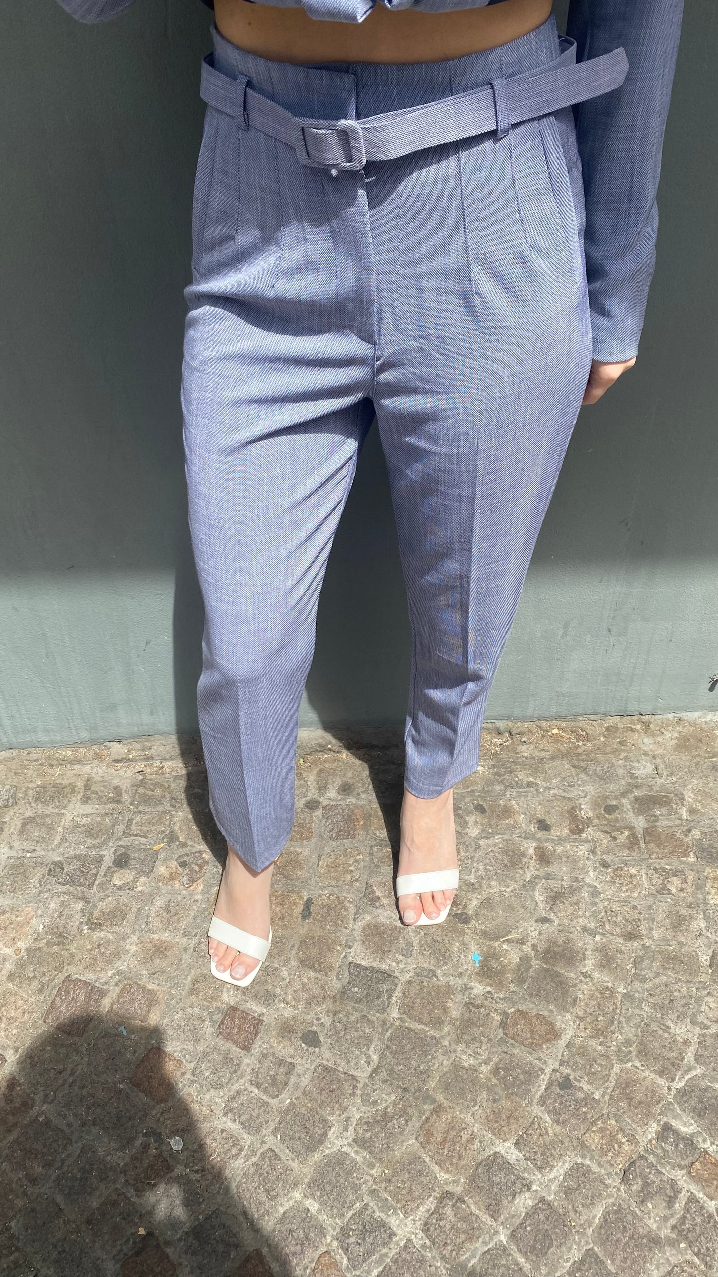 chic tailleur panta caviglia