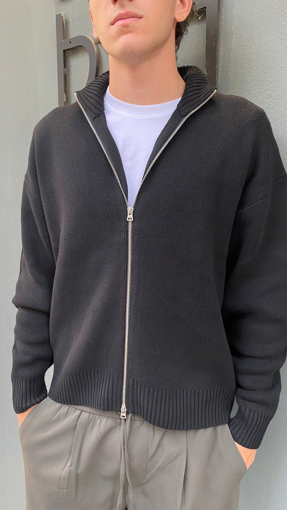 only&sons cardigan collo alto