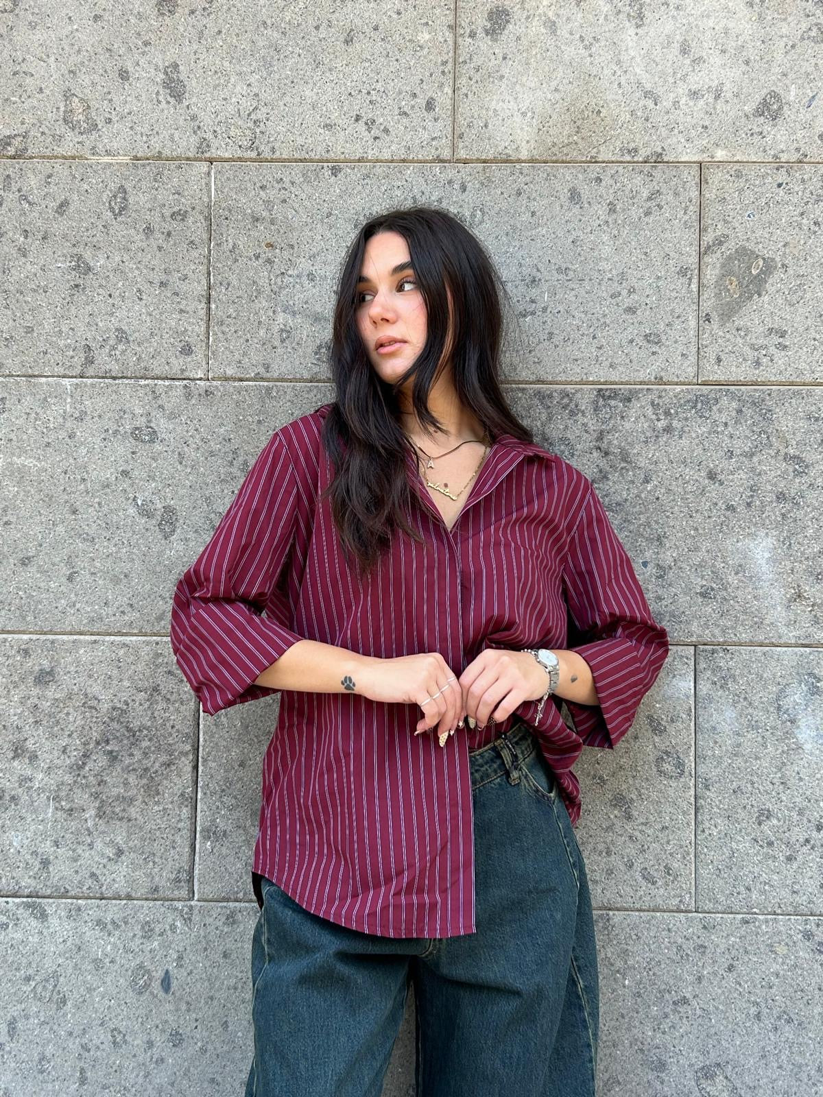 isabel camicia cotone righe