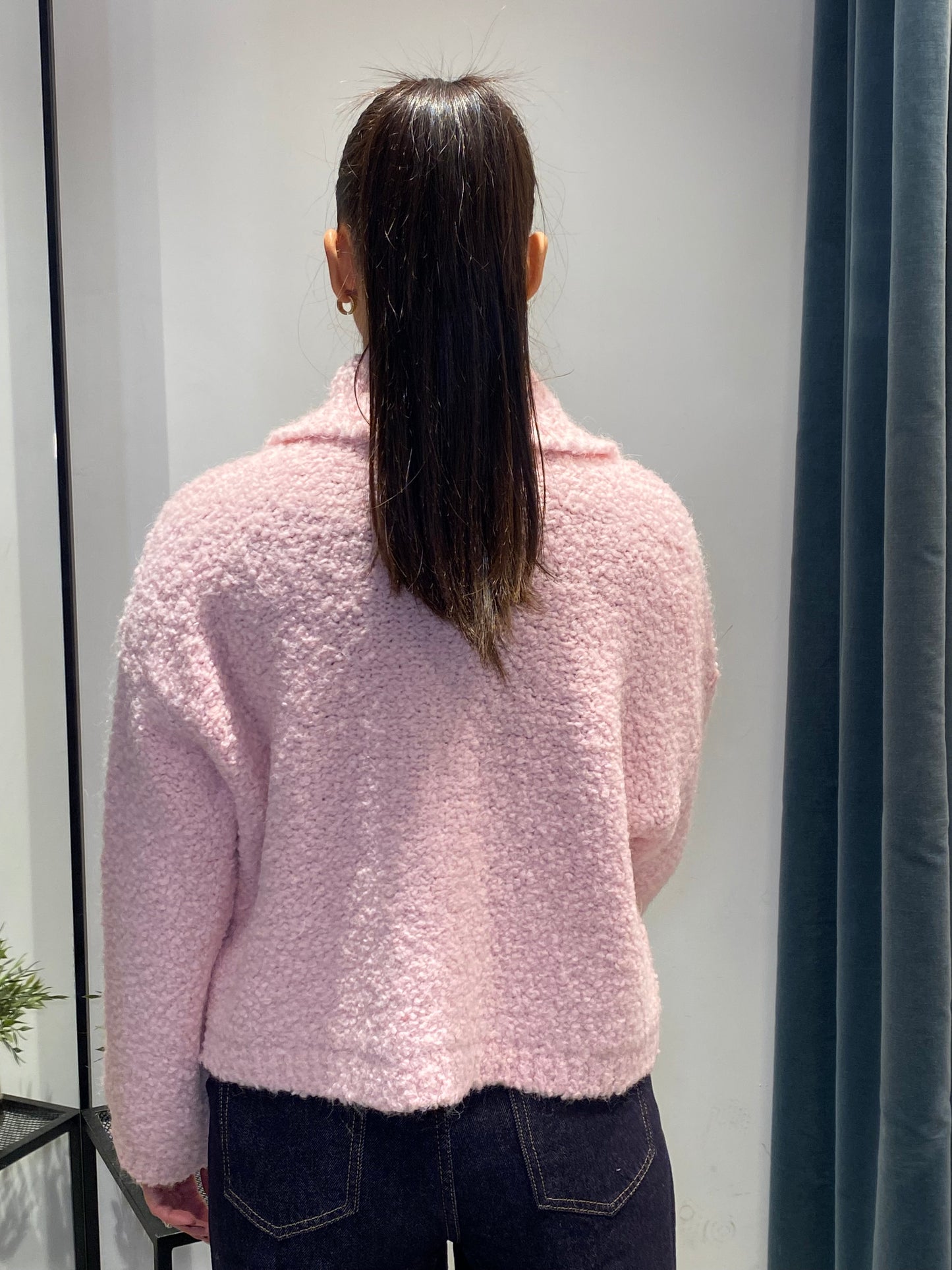 isabel cardigan boucle zip