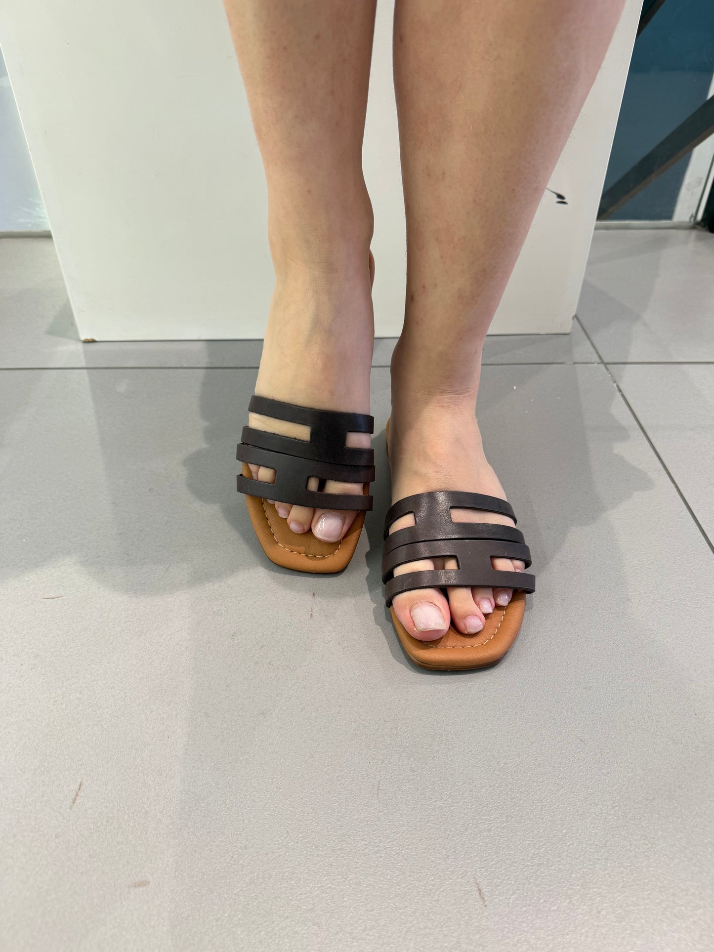 283 sandalo doppia fascia