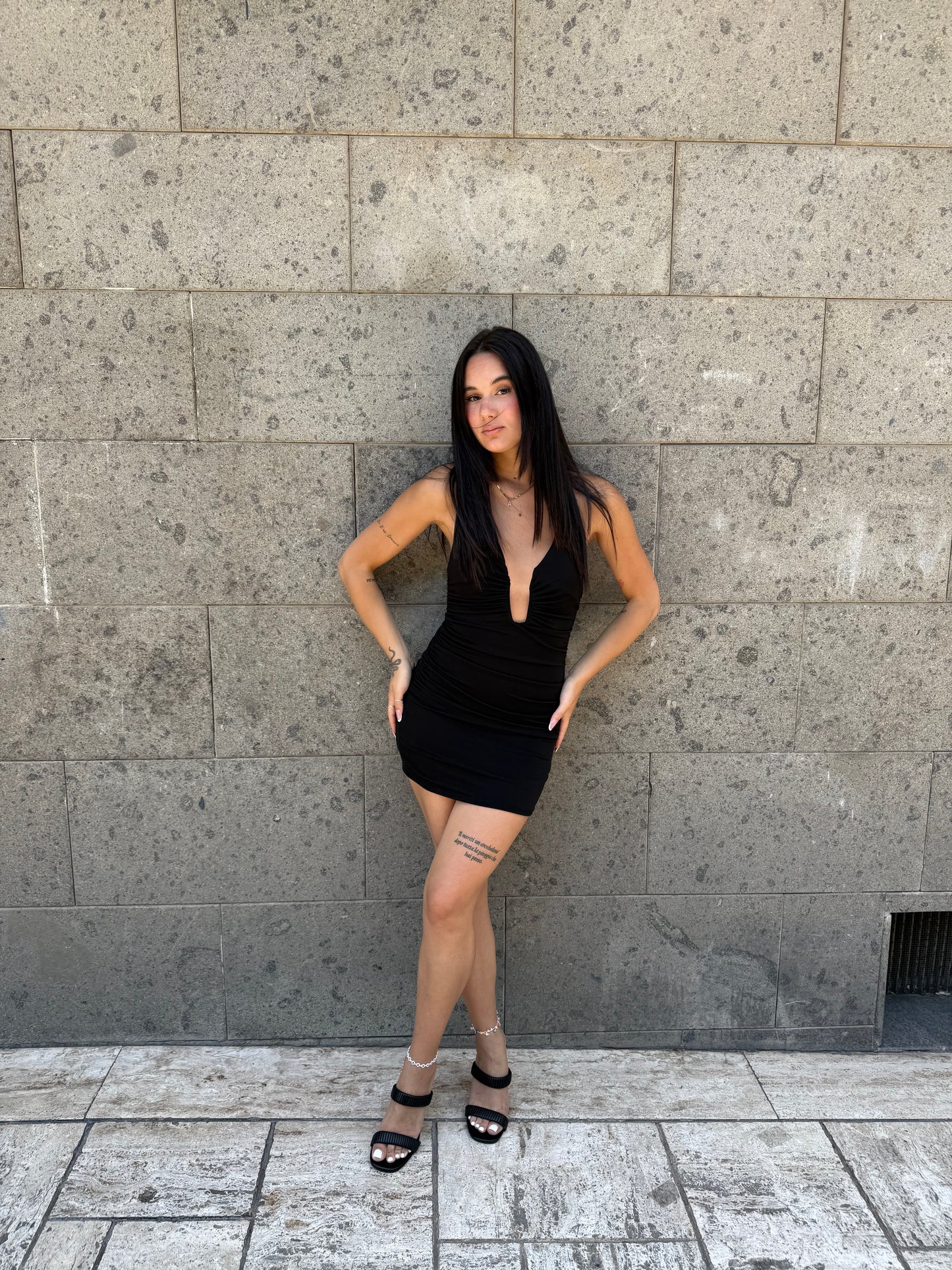victor mini dress arriccio laterale