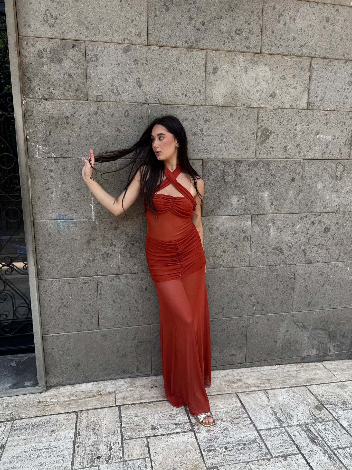 lumina long dress velo