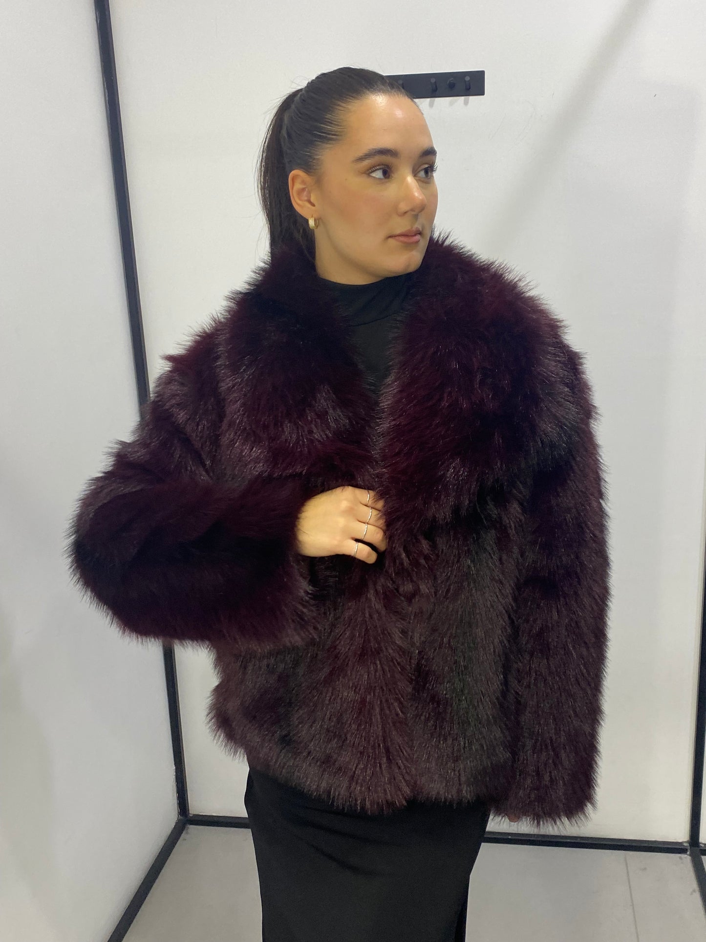 chic pelliccia sfumata