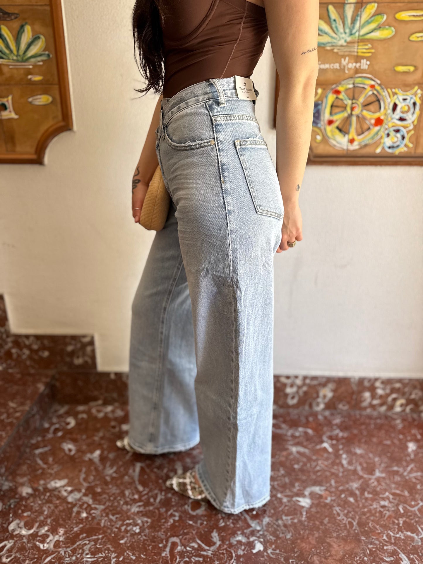 miss bon denim gamba larga asola lat