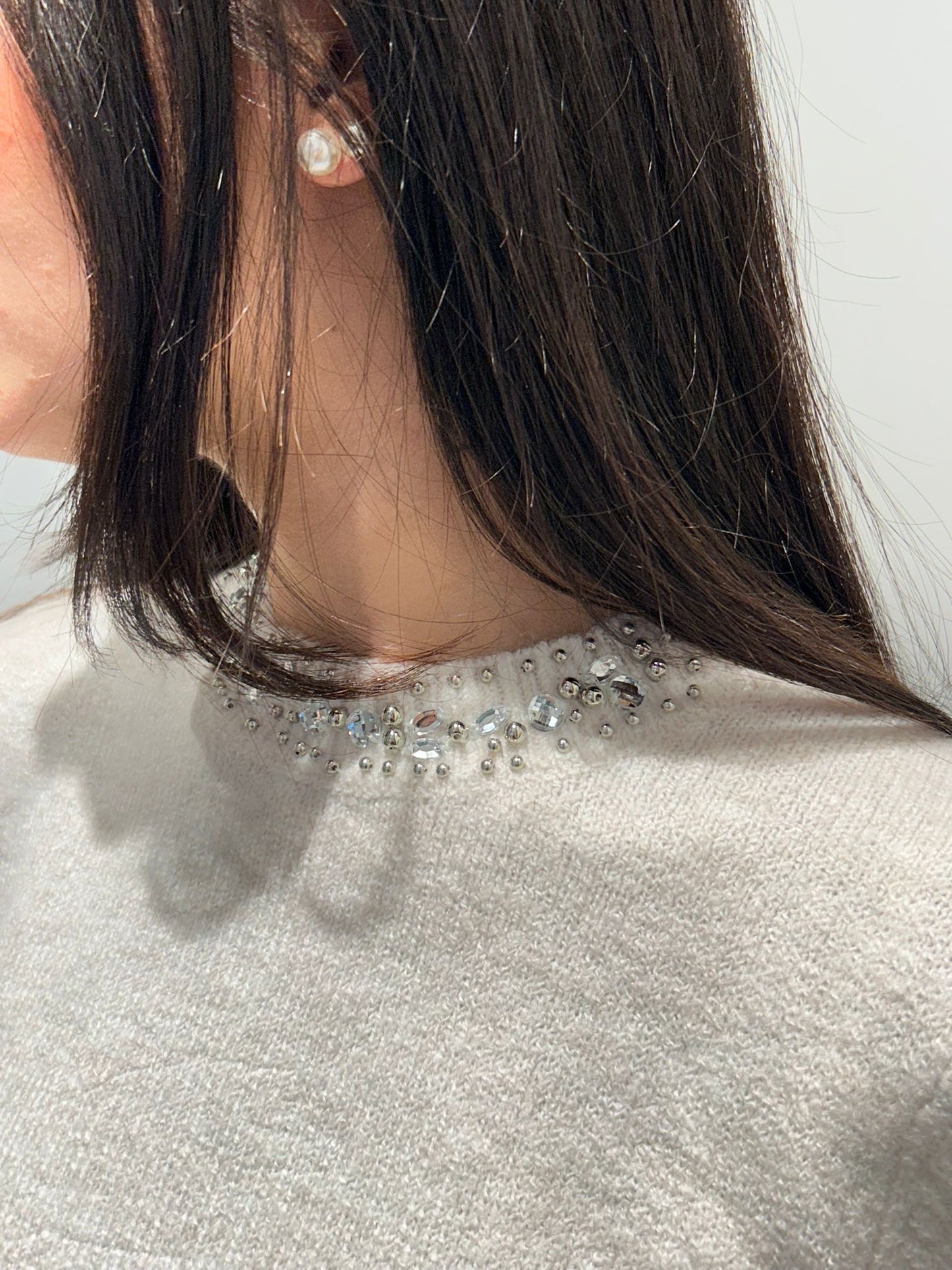 only pull brillantini collo