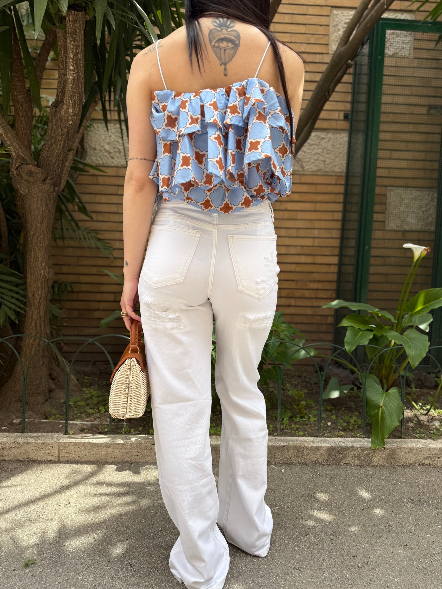 miss bon wide leg jeans