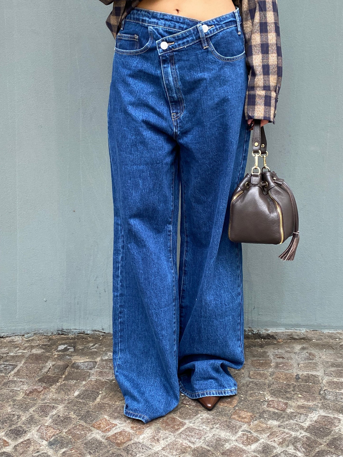 lumina jeans gamba larga