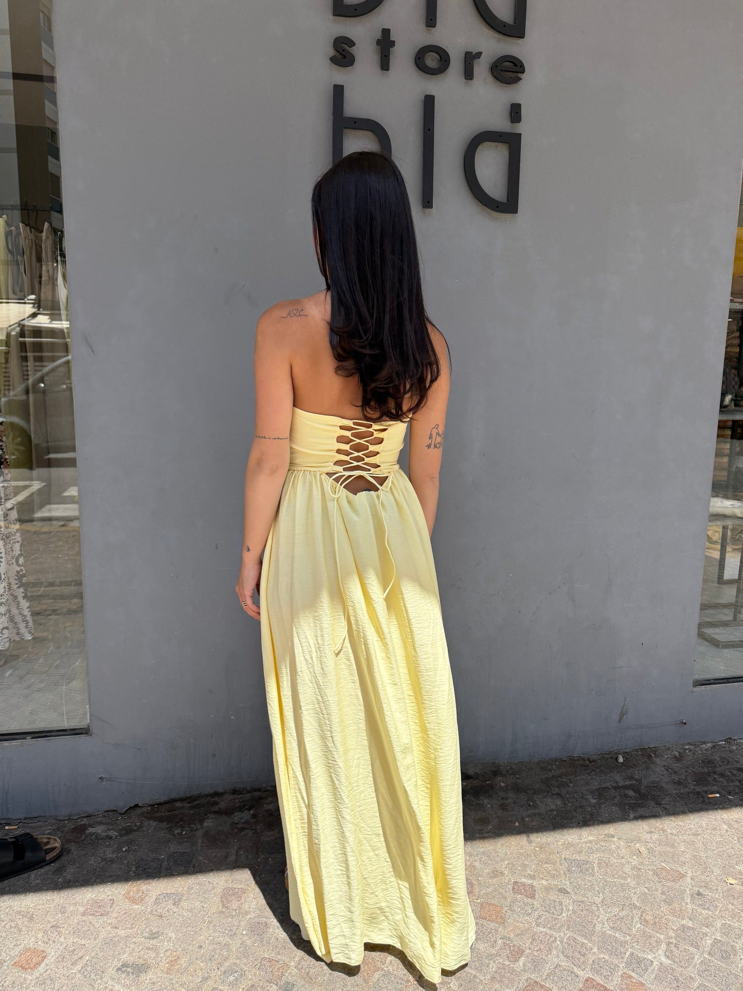 cor01 long dress bustino arriccio
