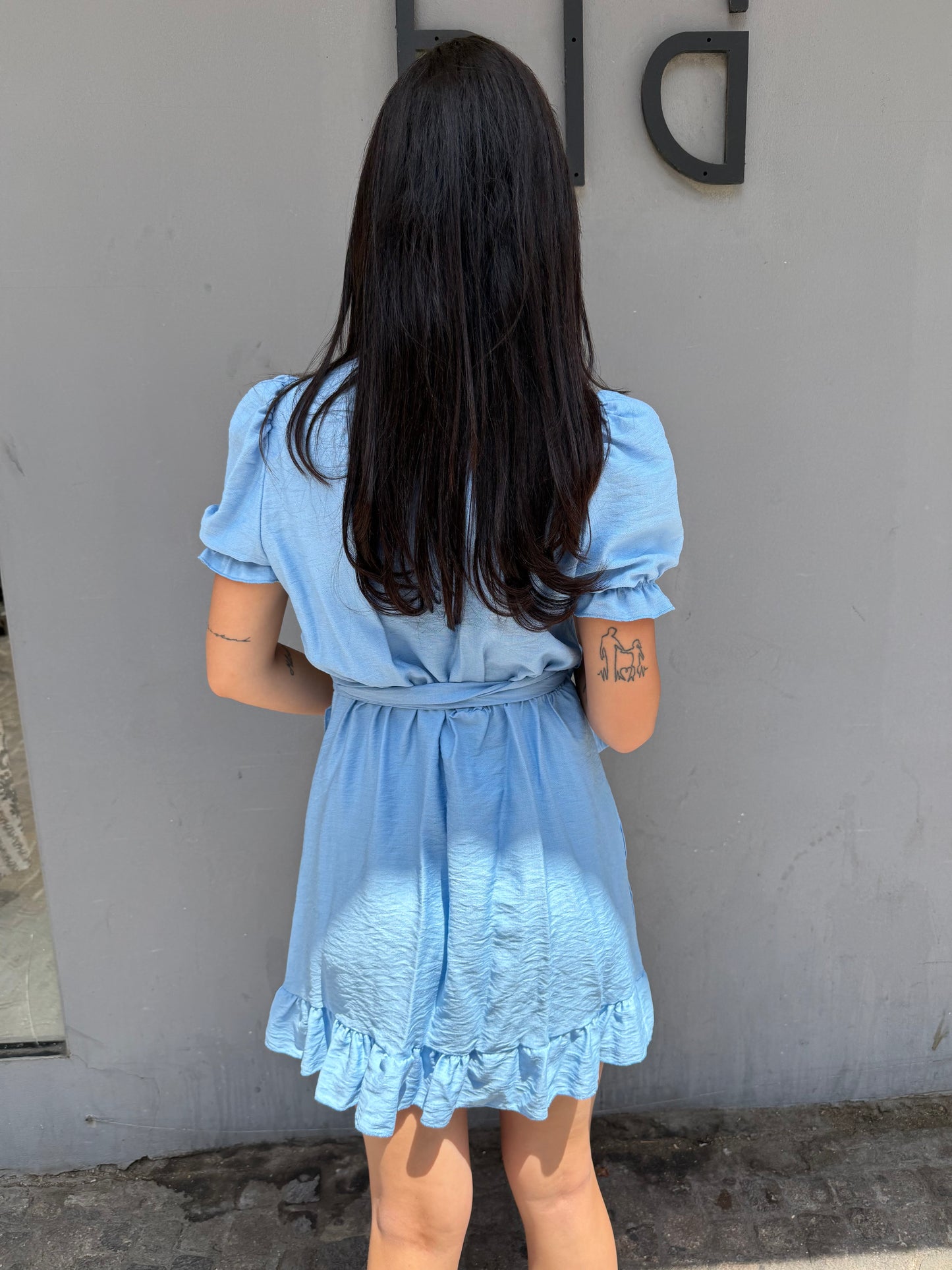 cor01 mini dress incrociato